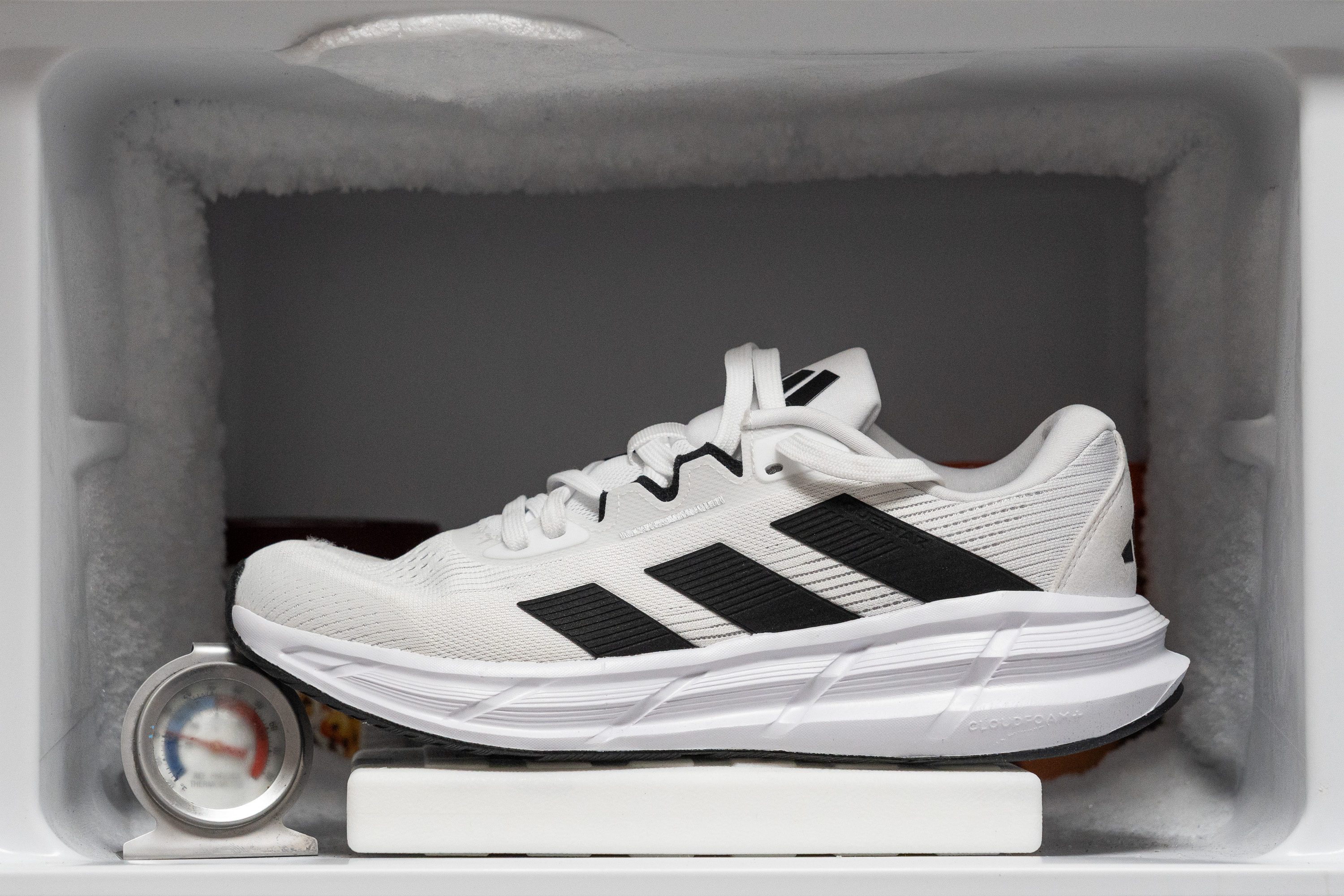 Adidas Questar 3 Midsole softness in cold (%)