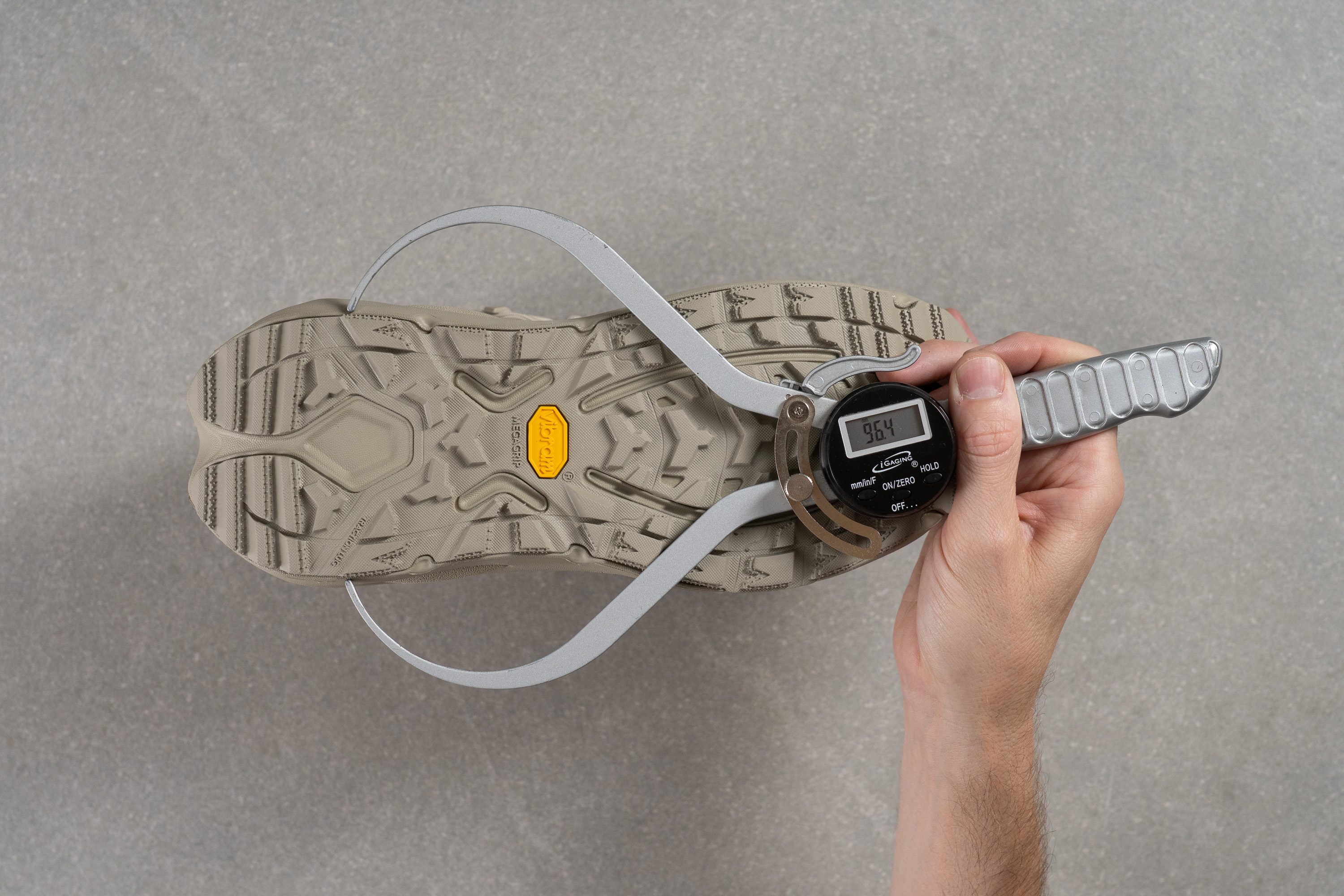 HOKA Kaha 3 GTX Midsole width - heel
