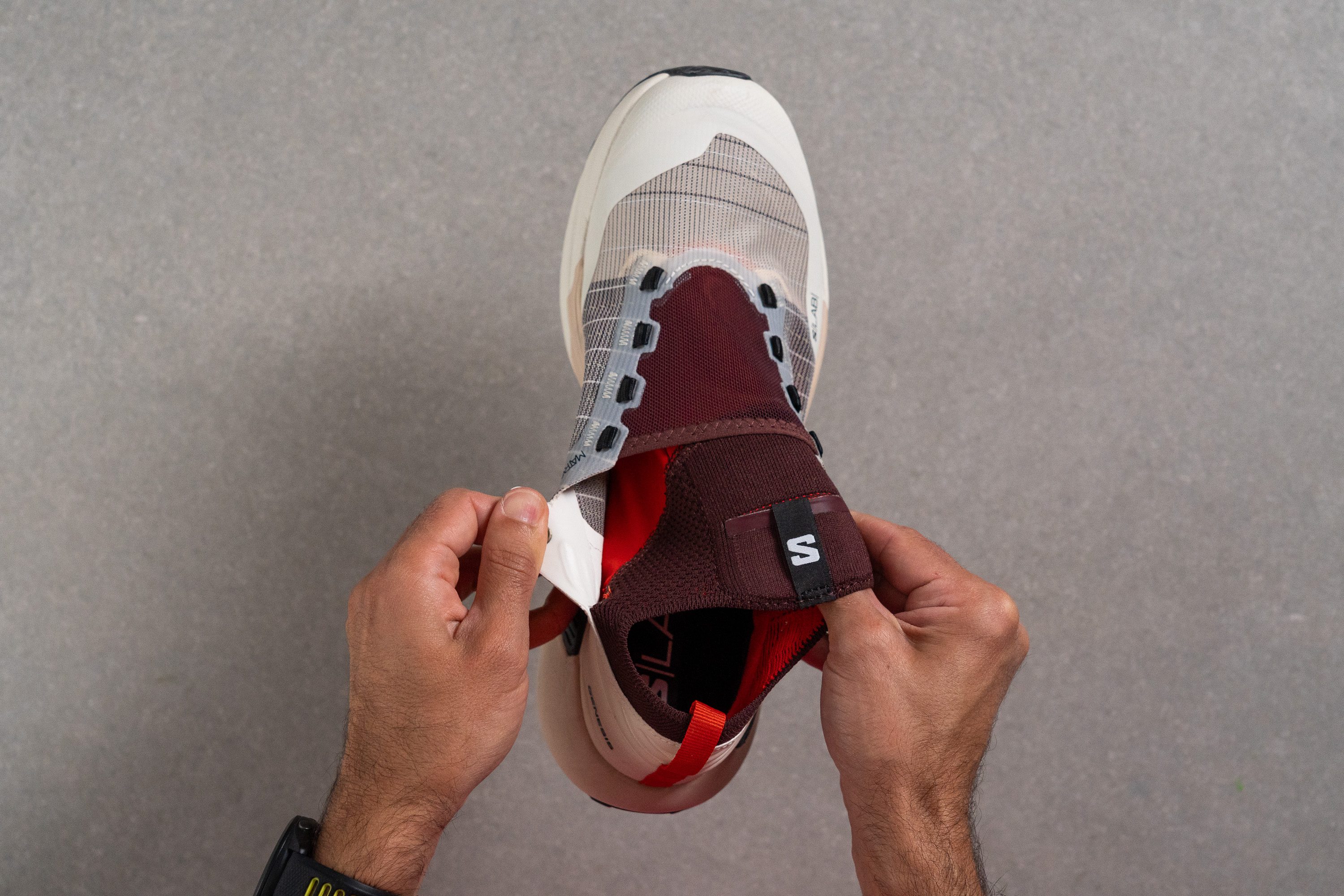 Salomon S/Lab Genesis Tongue: gusset type