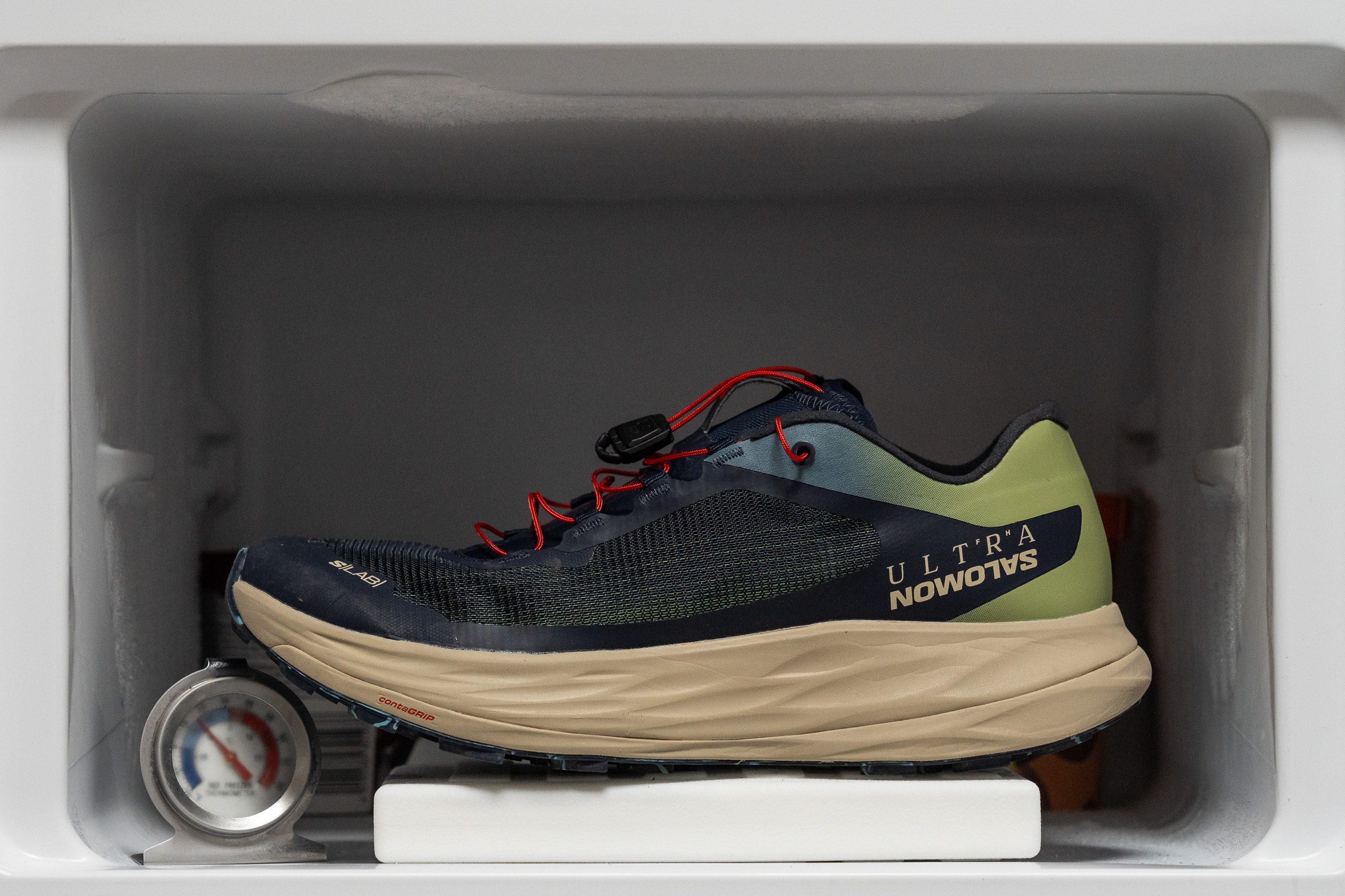 Salomon S/Lab Ultra Midsole softness in cold (%)
