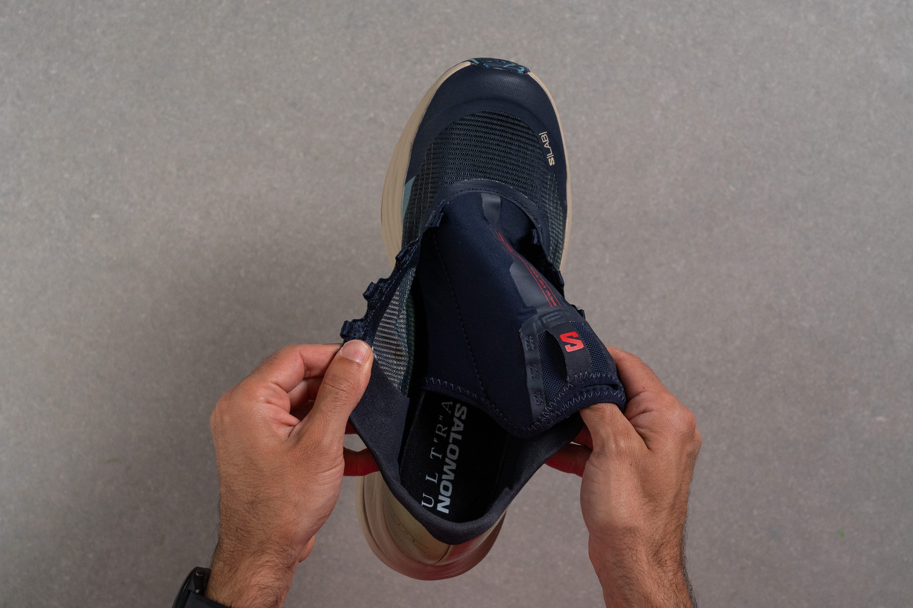 Salomon S/Lab Ultra Tongue: gusset type