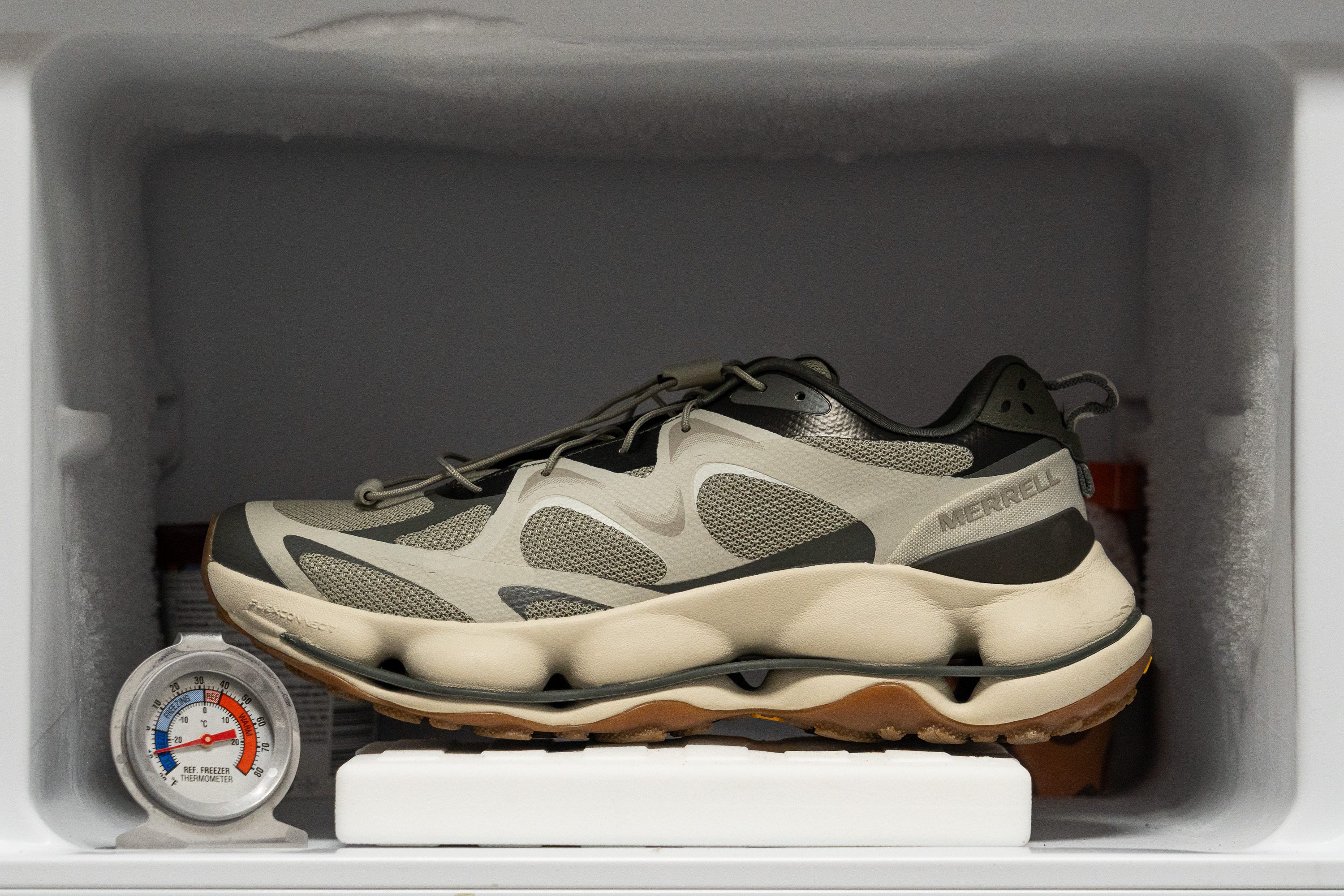 Merrell SpeedARC Matis Midsole softness in cold (%)