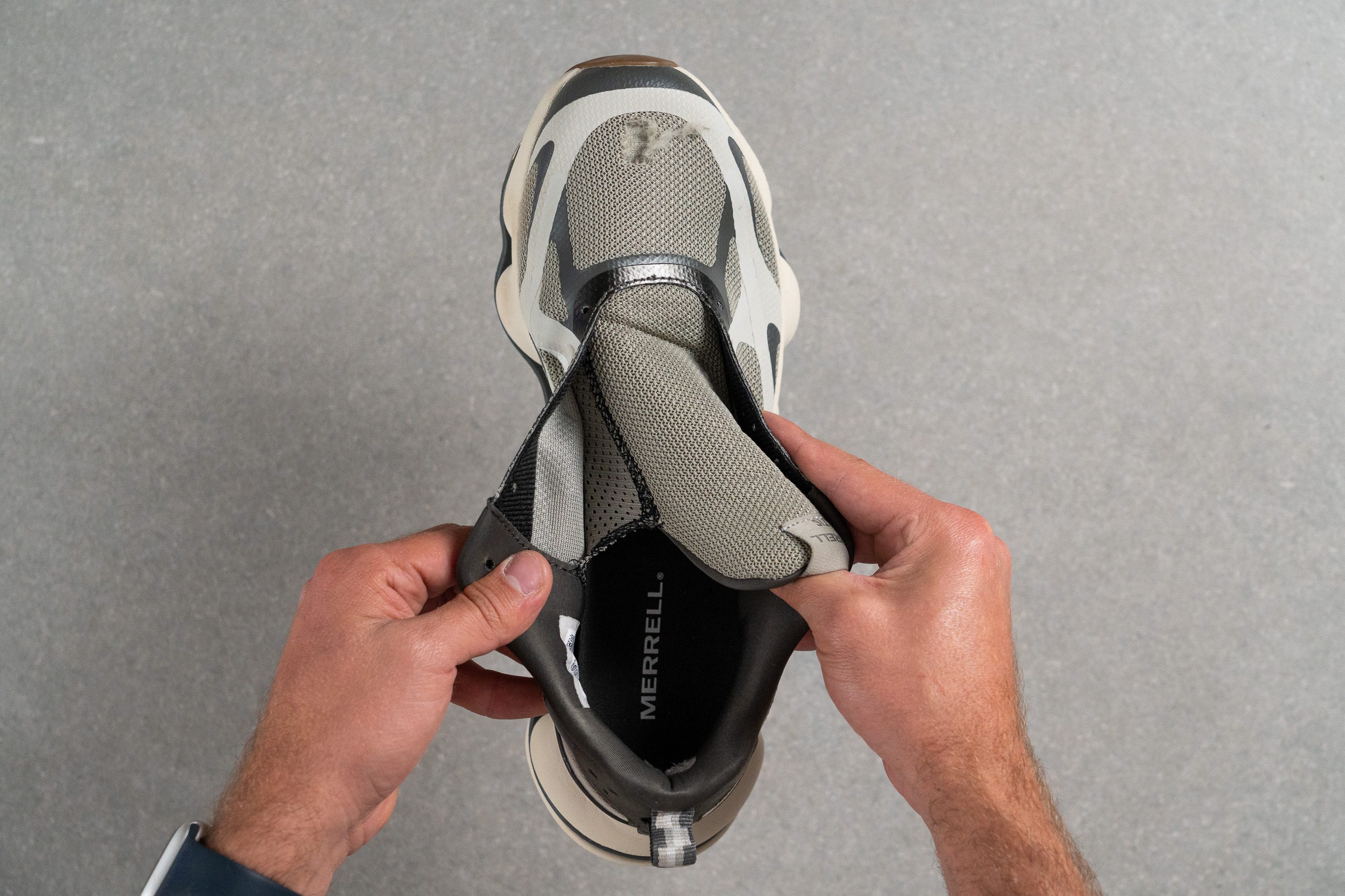 Merrell SpeedARC Matis Tongue: gusset type