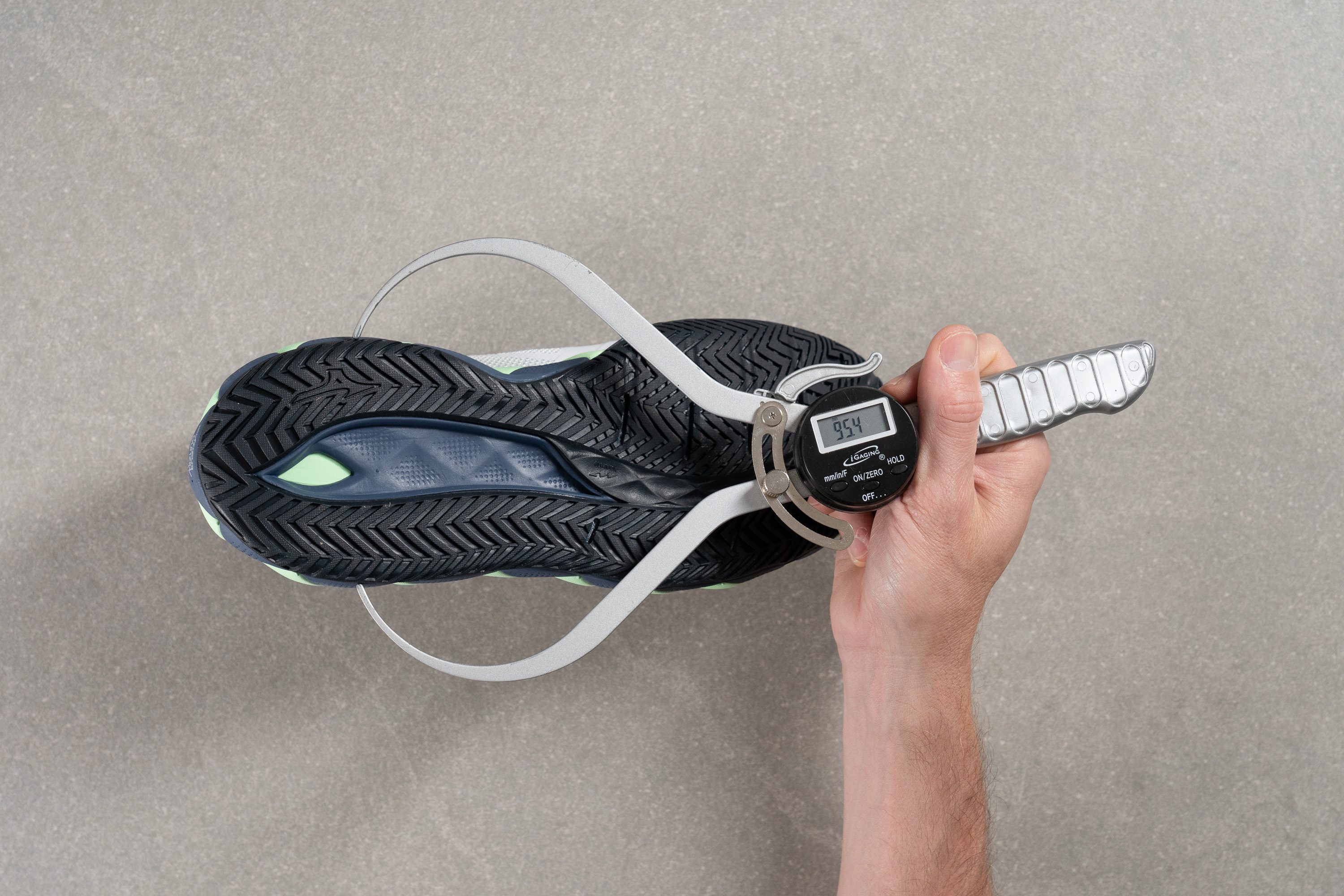 Mizuno Wave Enforce Tour 2 Midsole width - heel