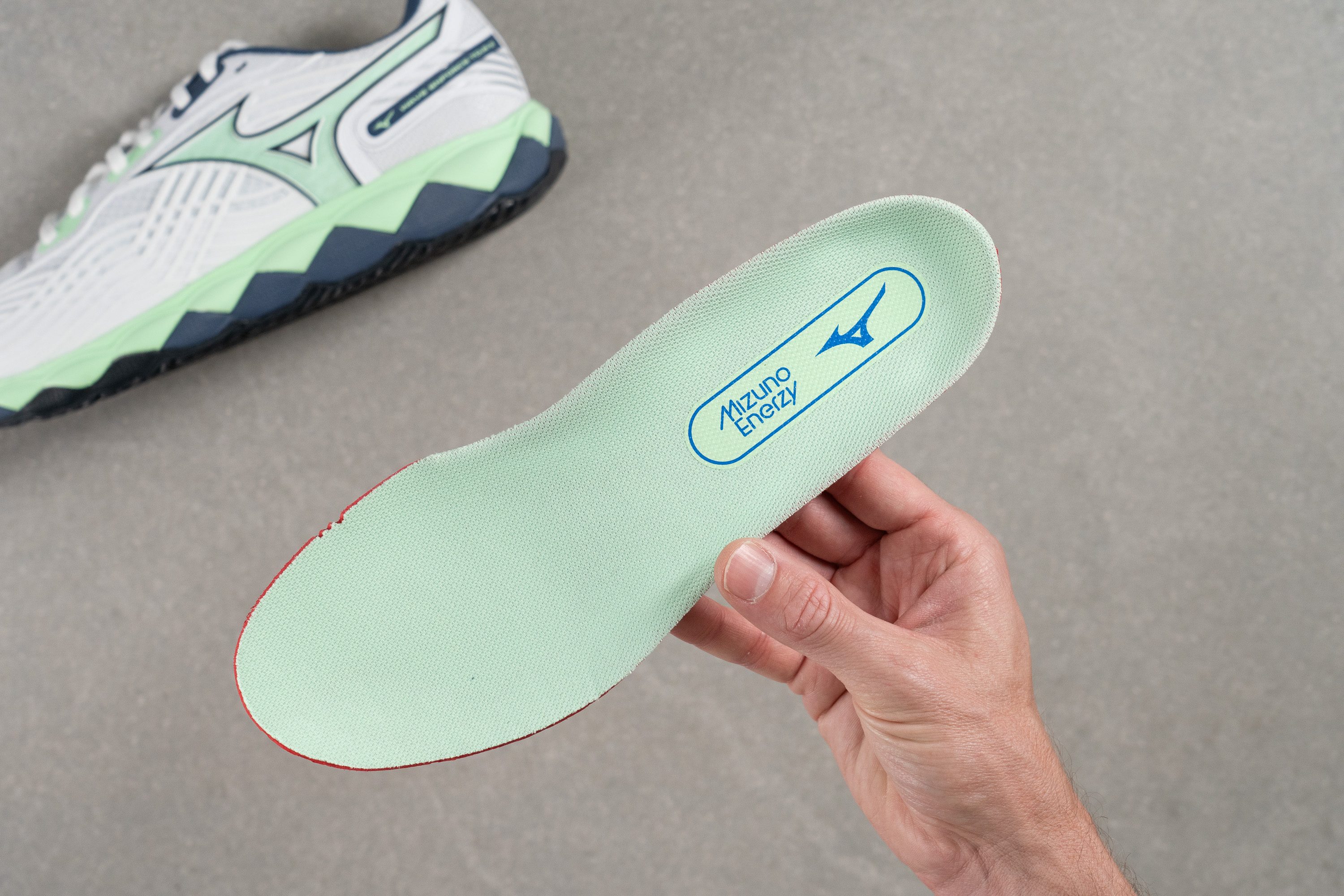 Mizuno Wave Enforce Tour 2 Removable insole