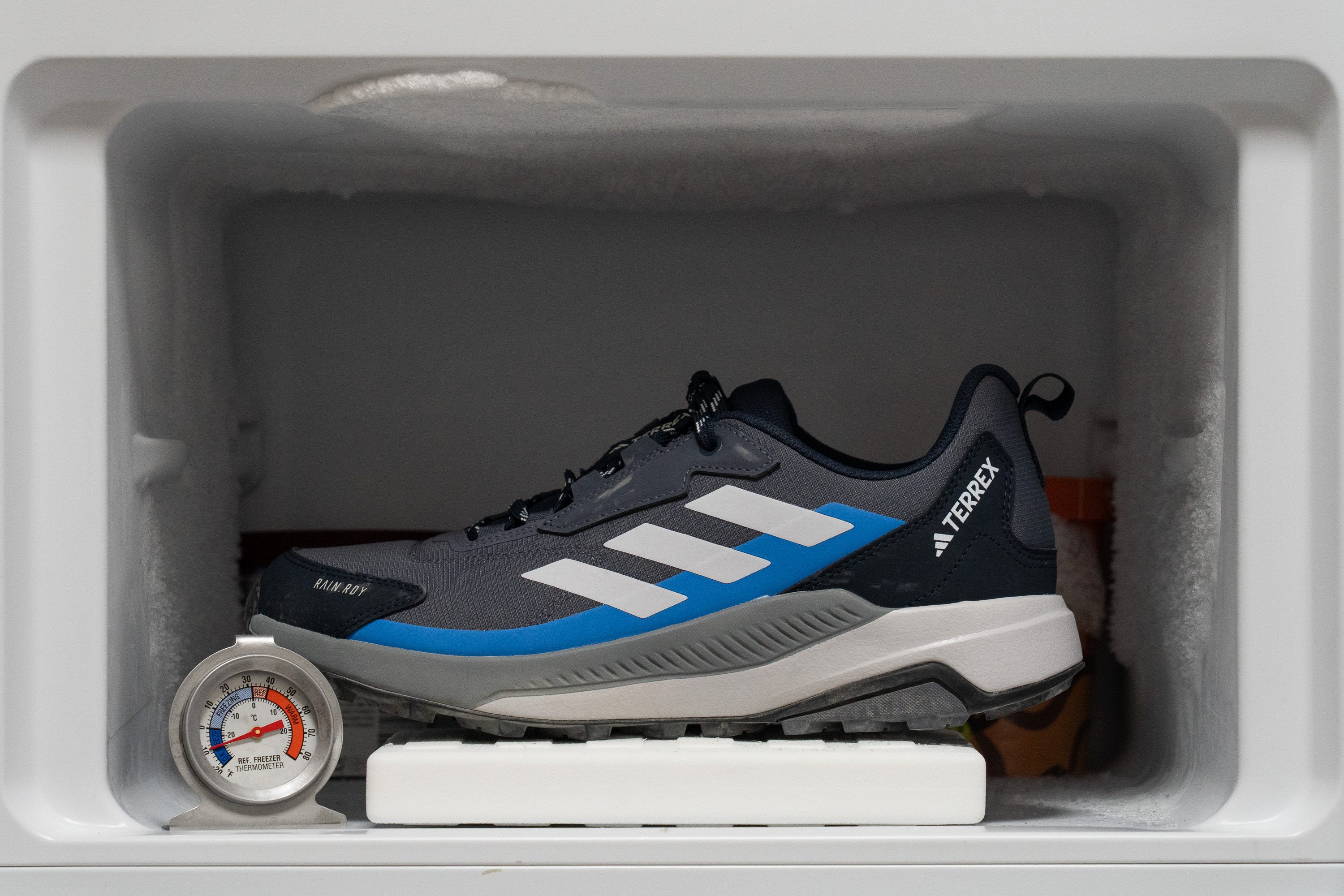 adidas Terrex Anylander Rain.Rdy Midsole softness in cold (%)