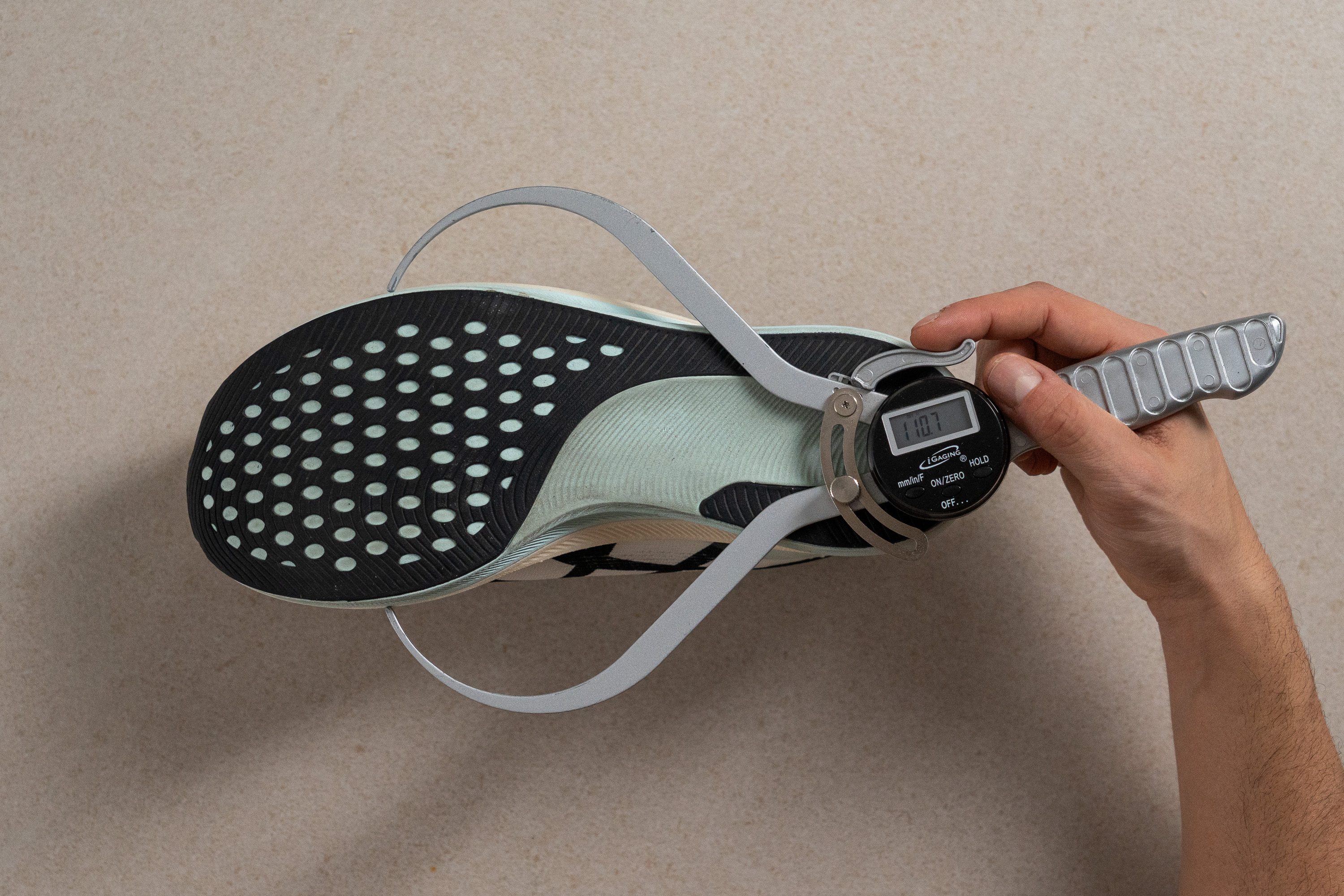 ASICS S4+ Yogiri Midsole width - forefoot