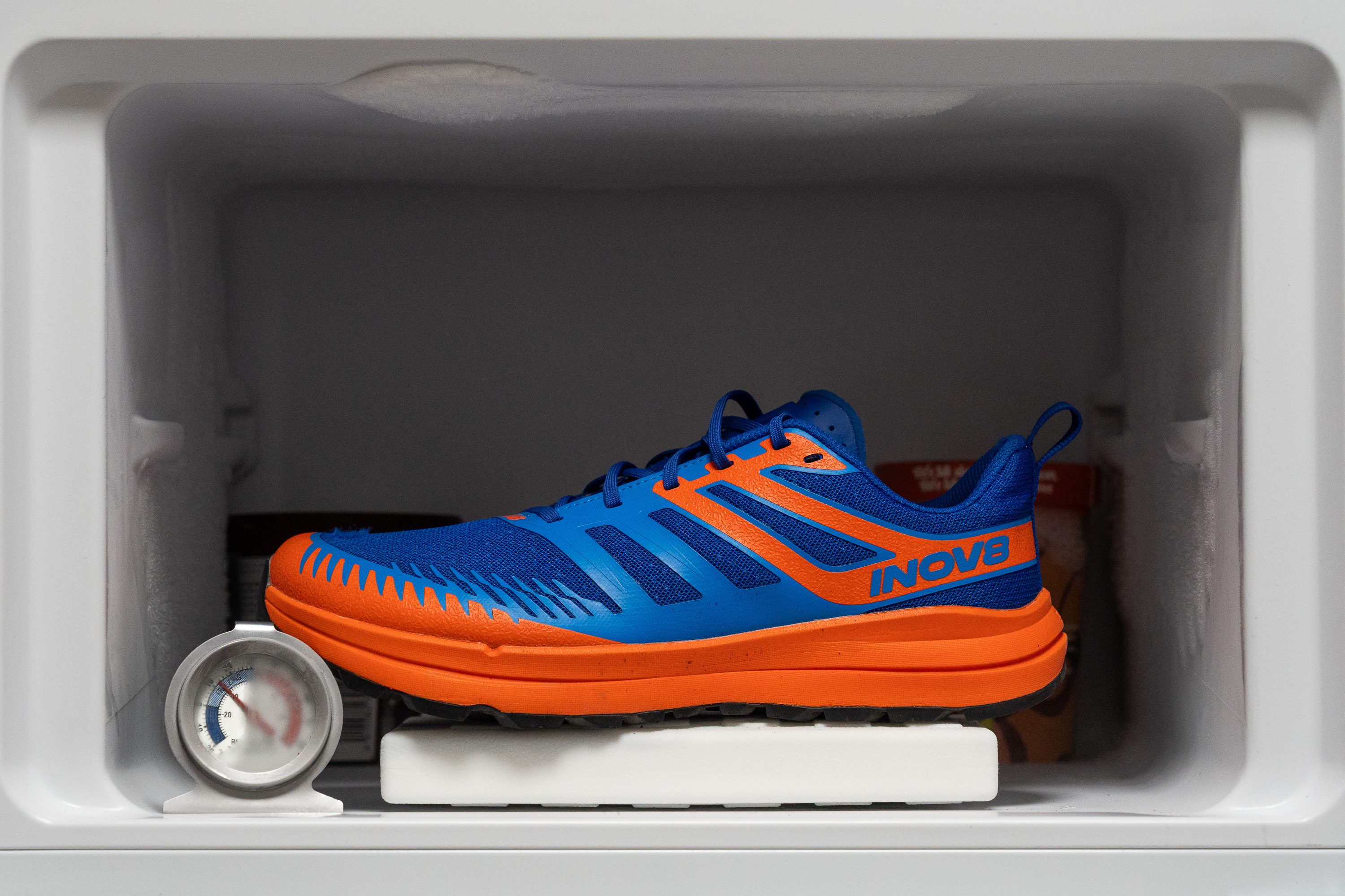 Inov8 Trailfly Zero Midsole softness in cold (%)