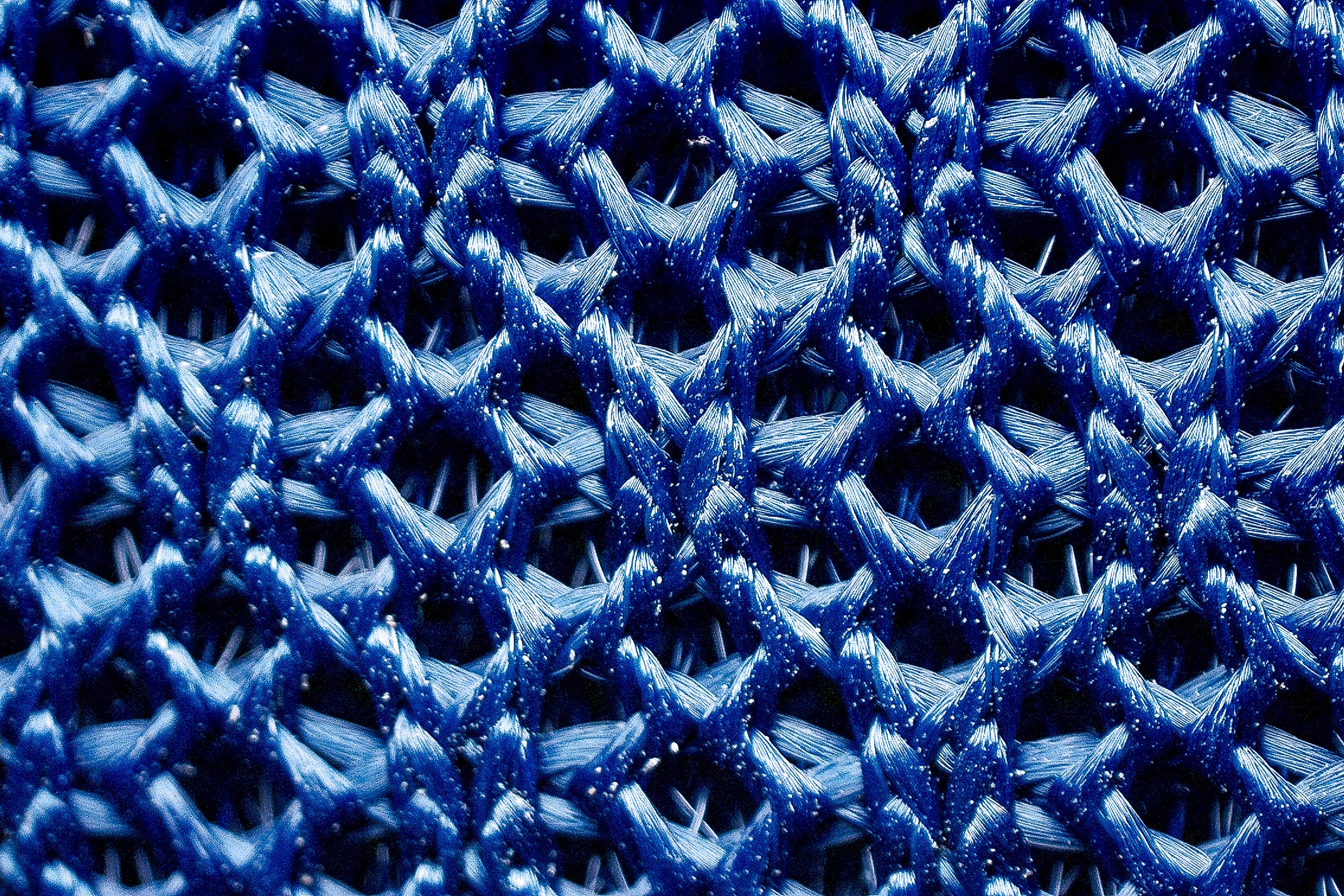 Inov8 Trailfly Max Breathability Upper under microscope