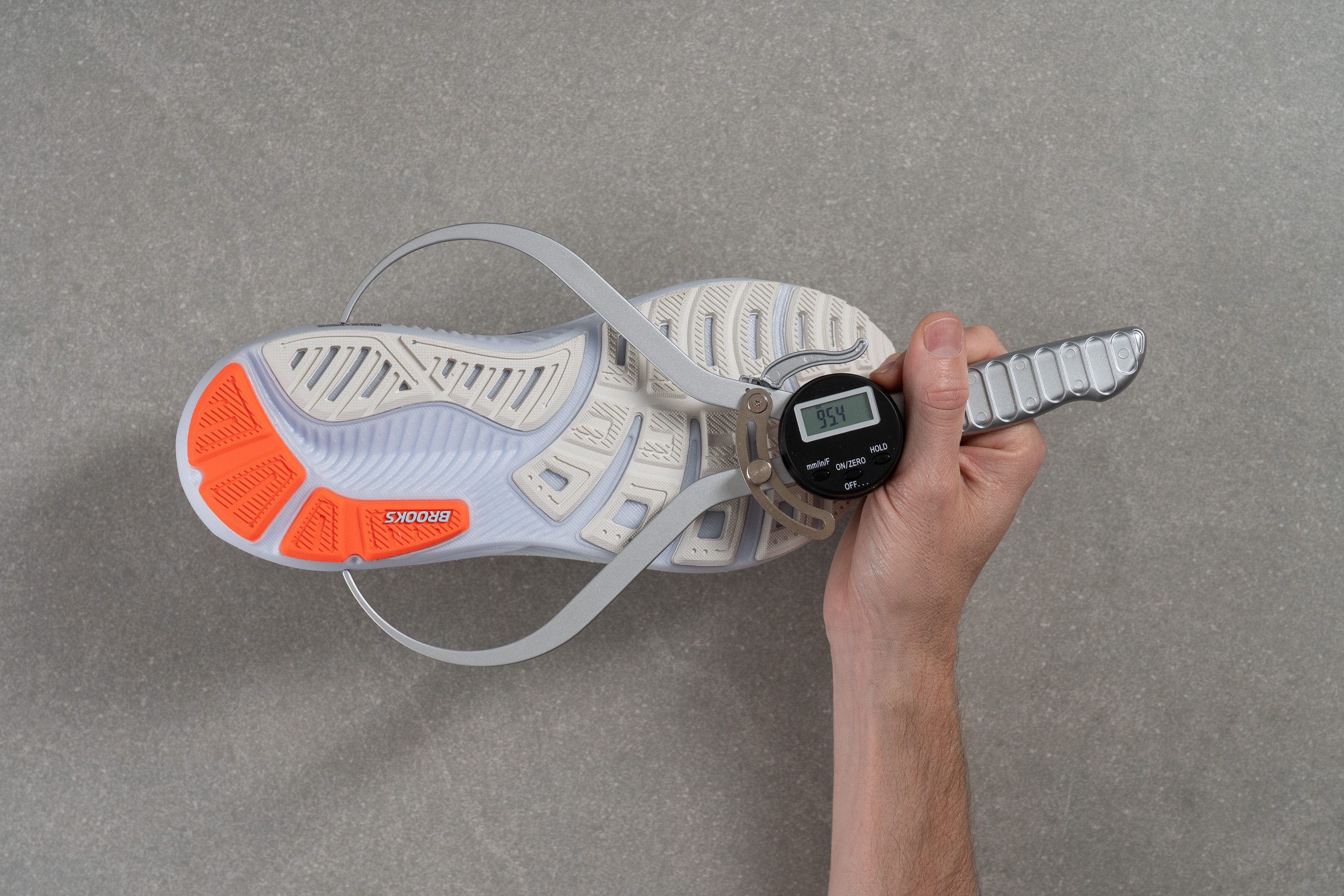 Brooks Ghost 17 Midsole width - heel