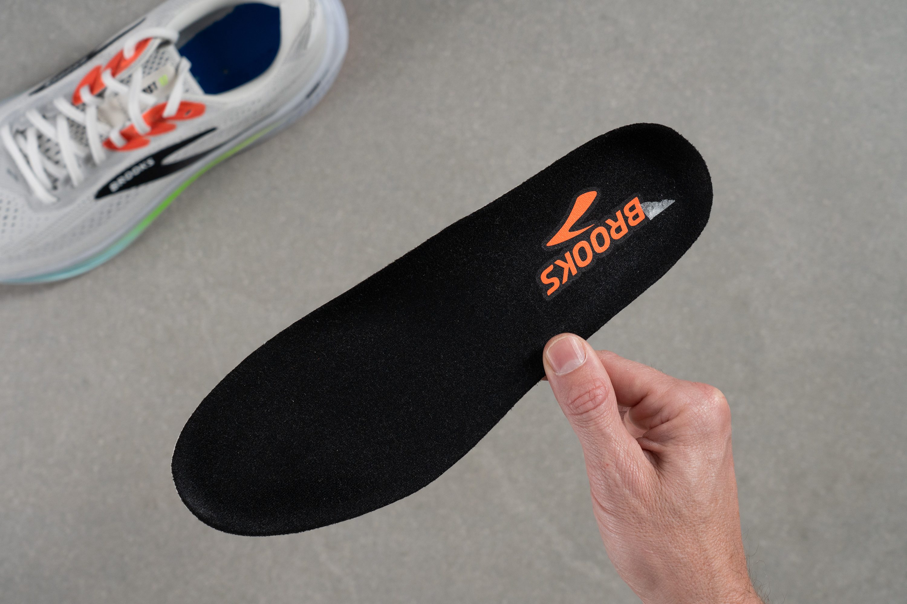 Brooks Ghost 17 Removable insole