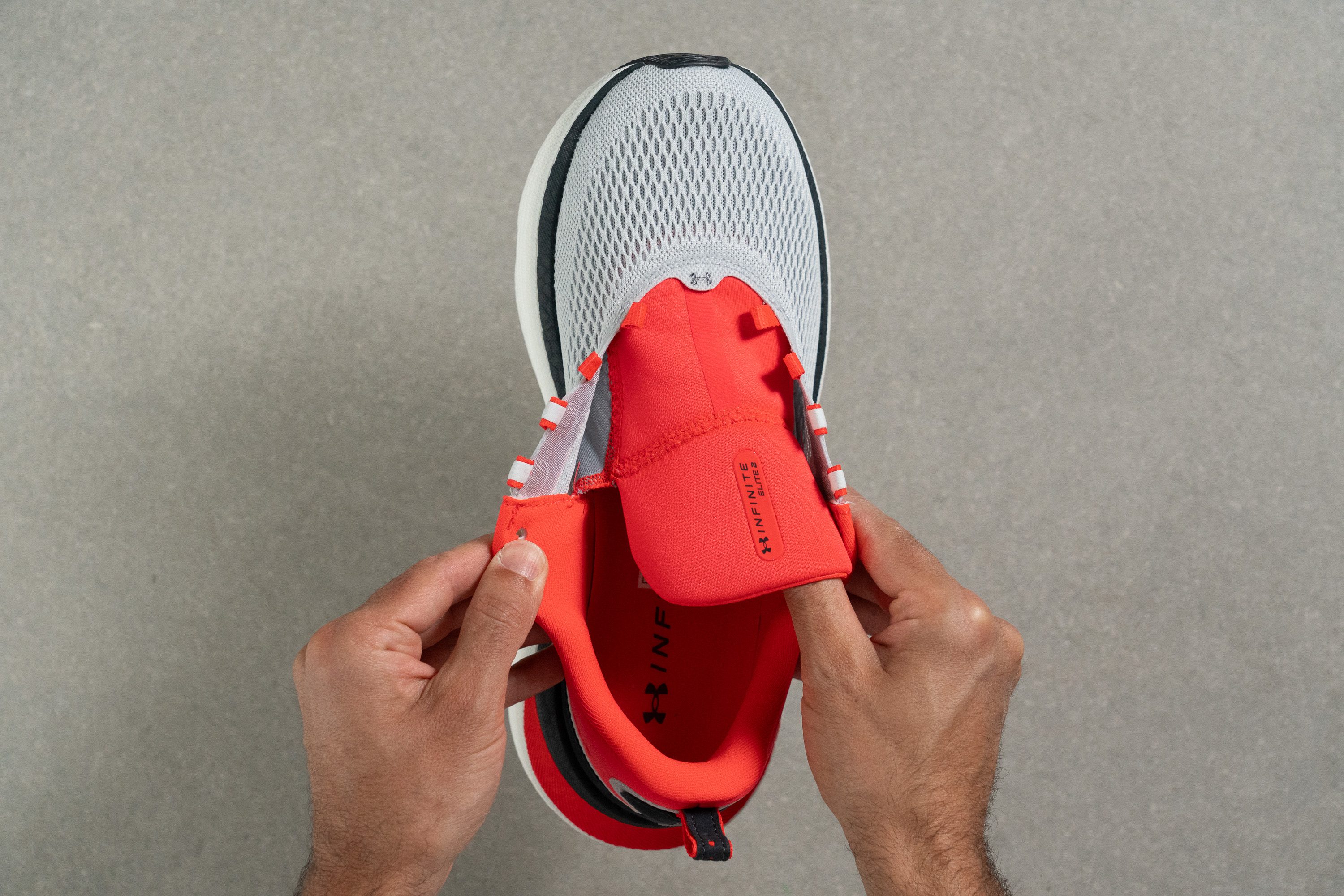 Under Armour Infinite Elite 2 Tongue: gusset type