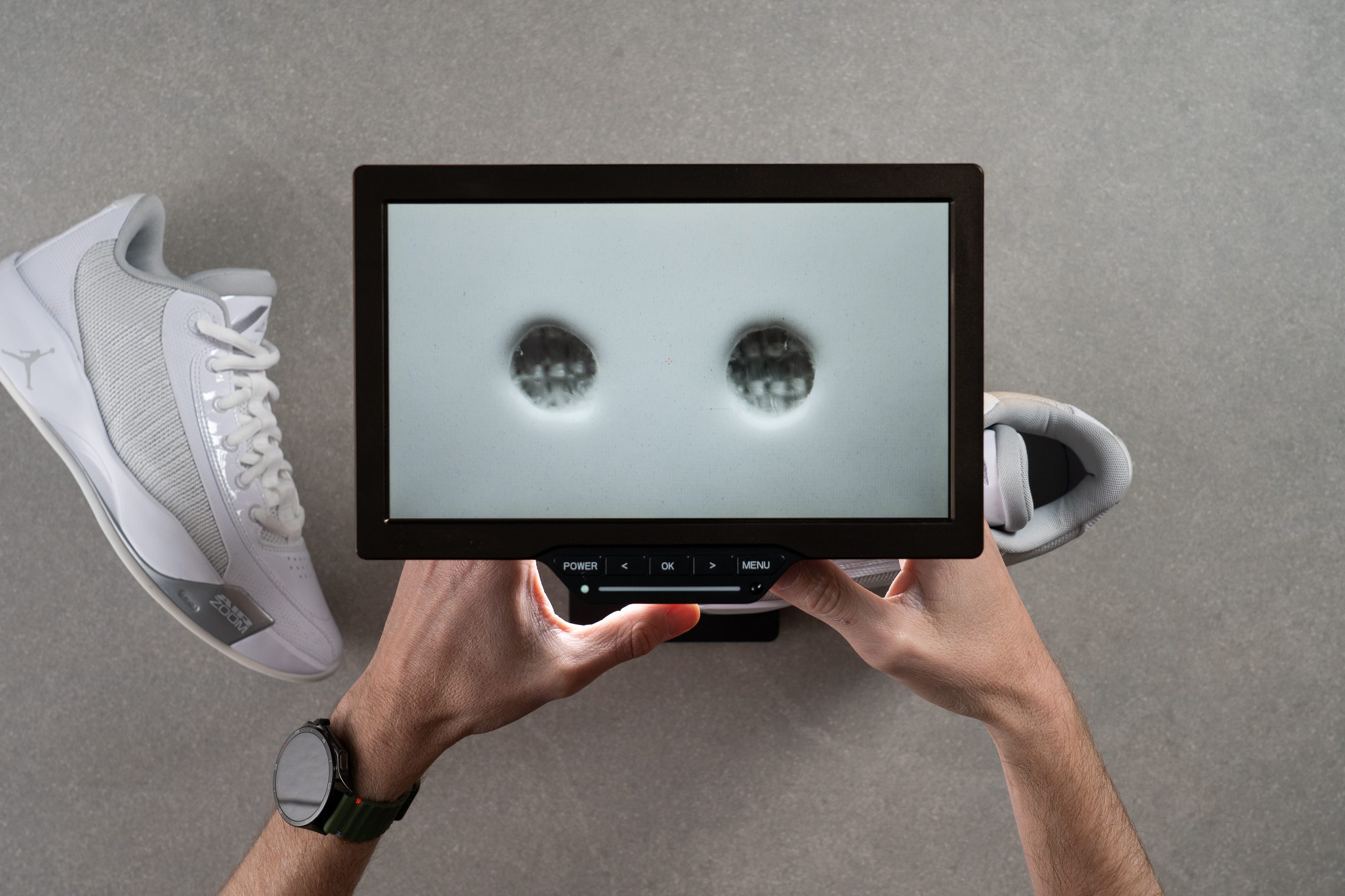 Jordan Luka .77 Breathability Microscope test