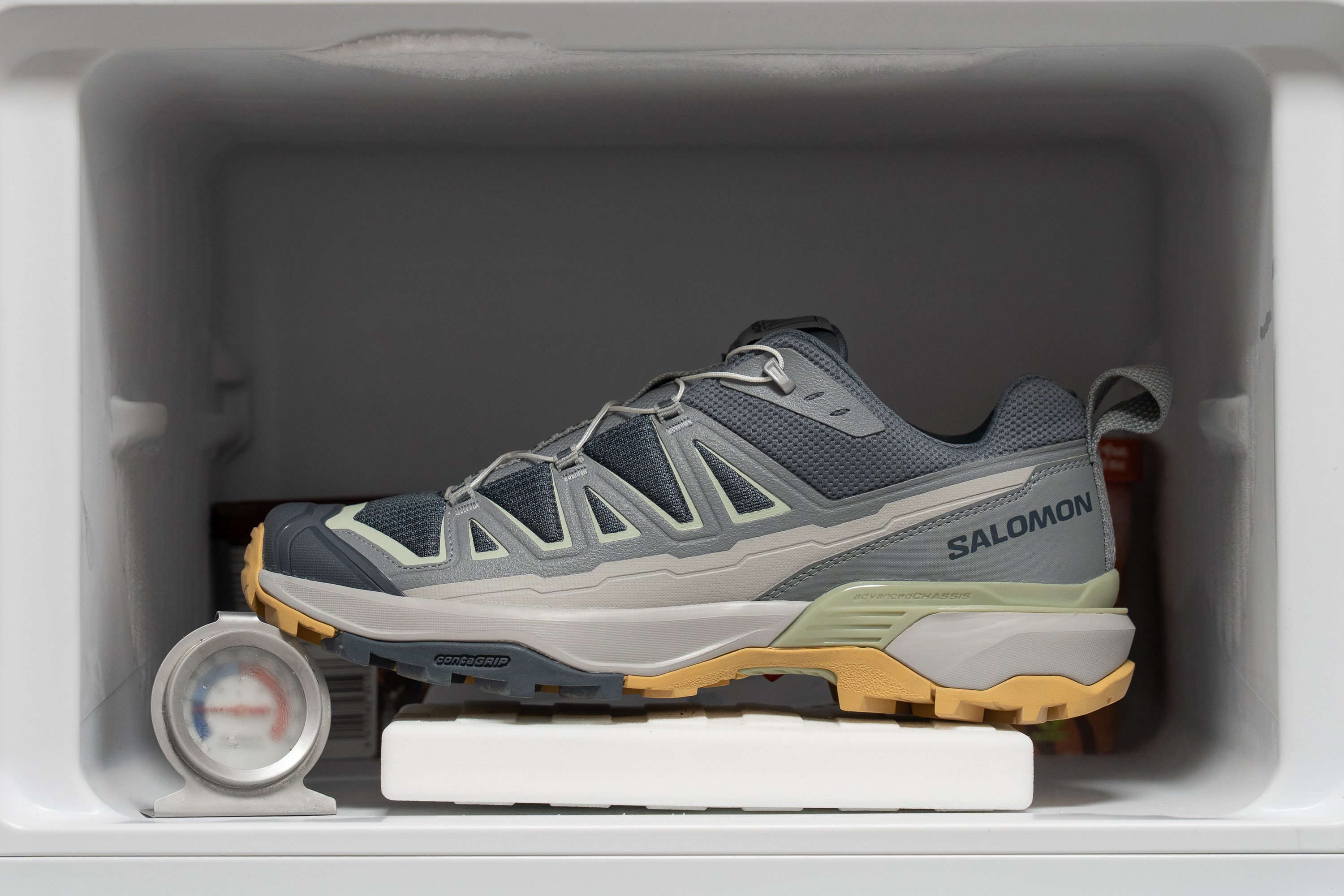 Salomon X Ultra 360 Edge Midsole softness in cold (%)