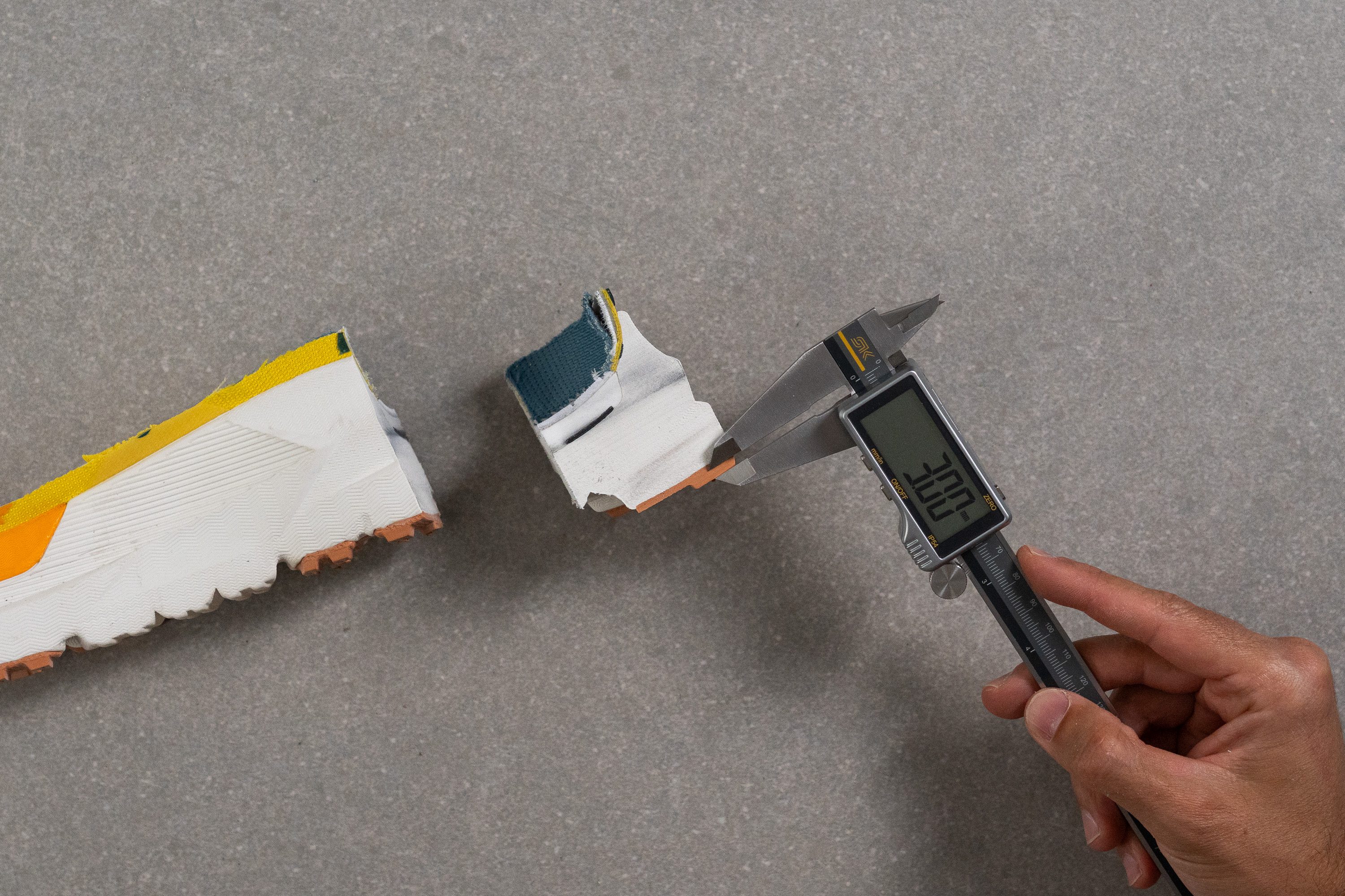 HOKA Mafate X Lug depth