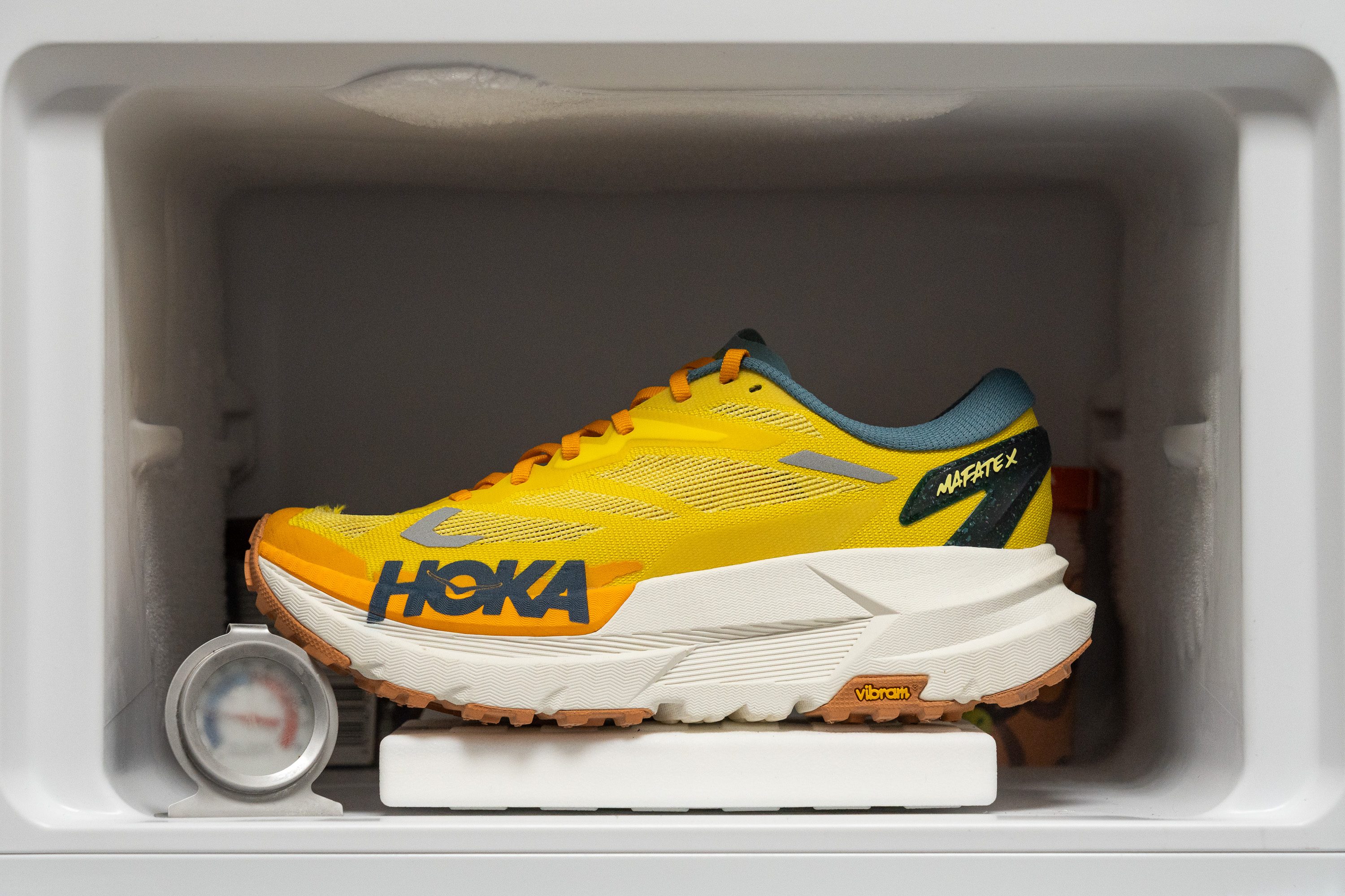 HOKA Mafate X Midsole softness in cold (%)