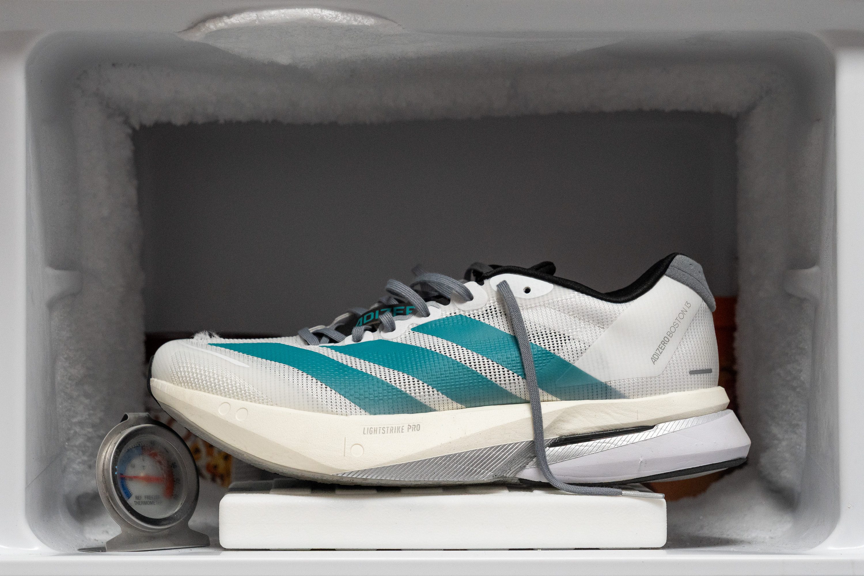Adidas Adizero Boston 13 Midsole softness in cold (%)