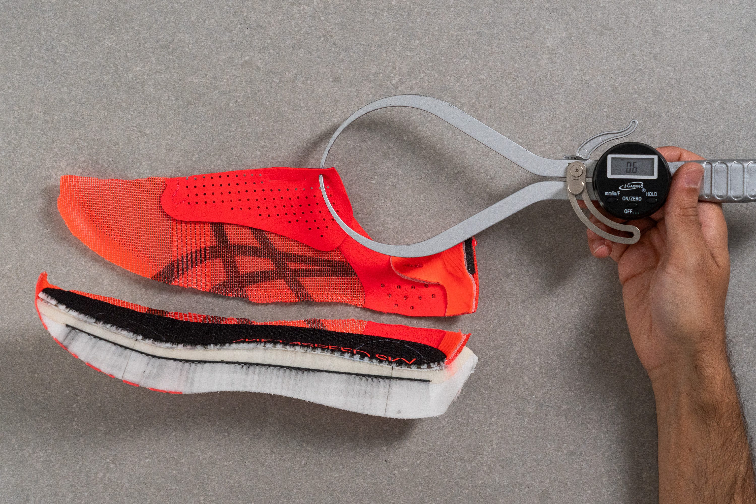 ASICS Metaspeed Sky Tokyo Tongue padding
