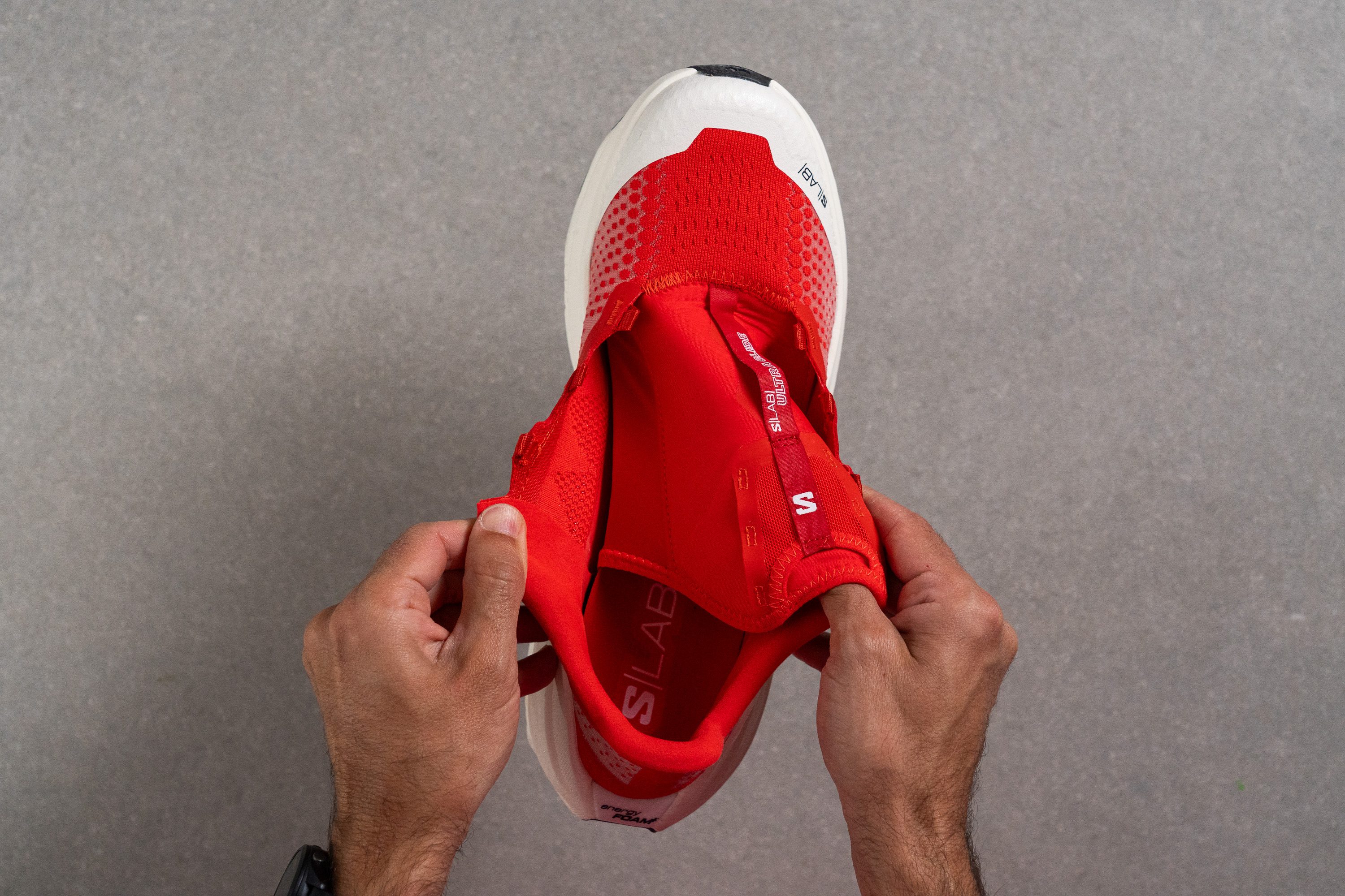 Salomon S/Lab Ultra Glide Tongue: gusset type
