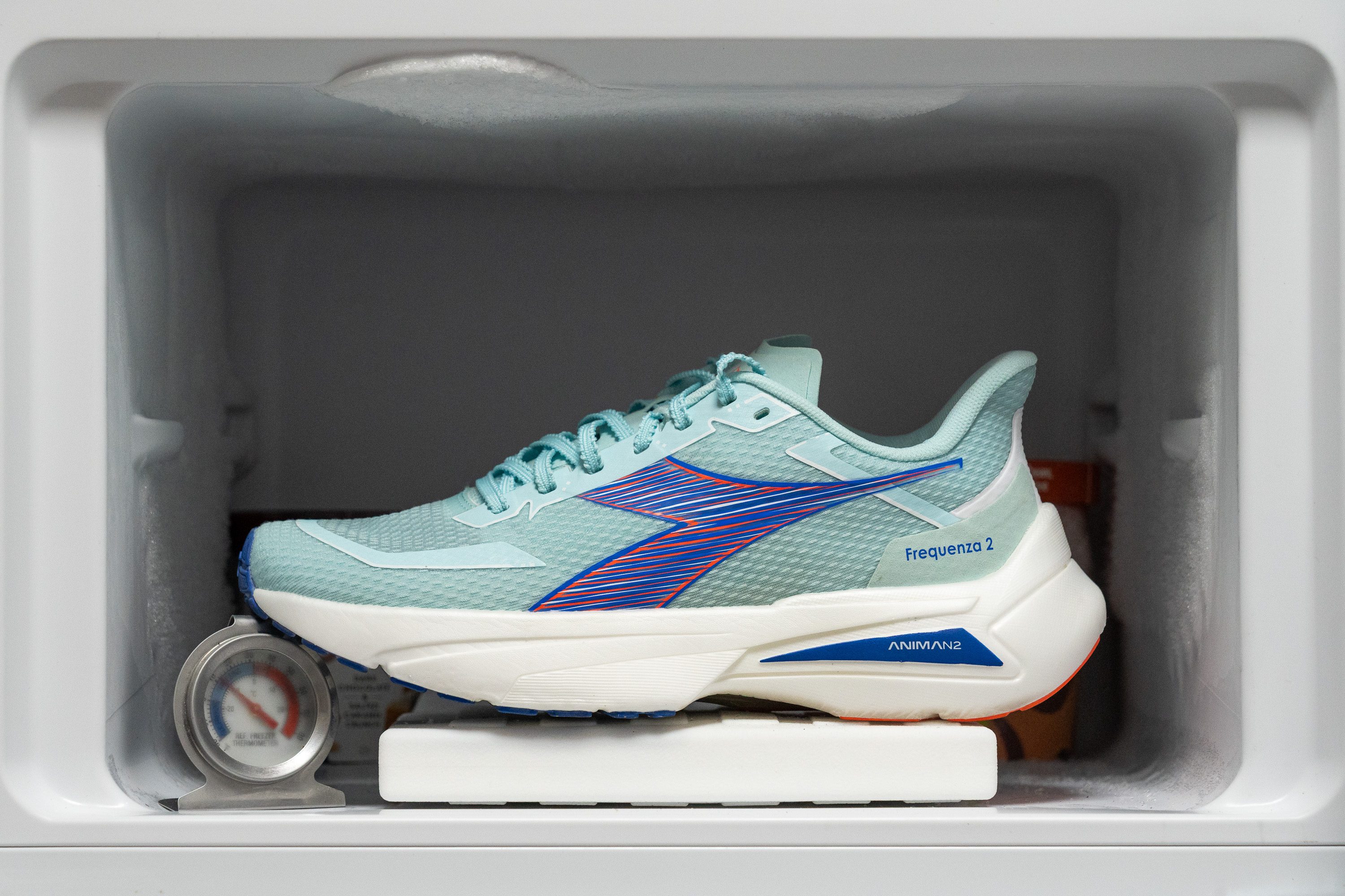 Diadora Frequenza 2 Midsole softness in cold (%)