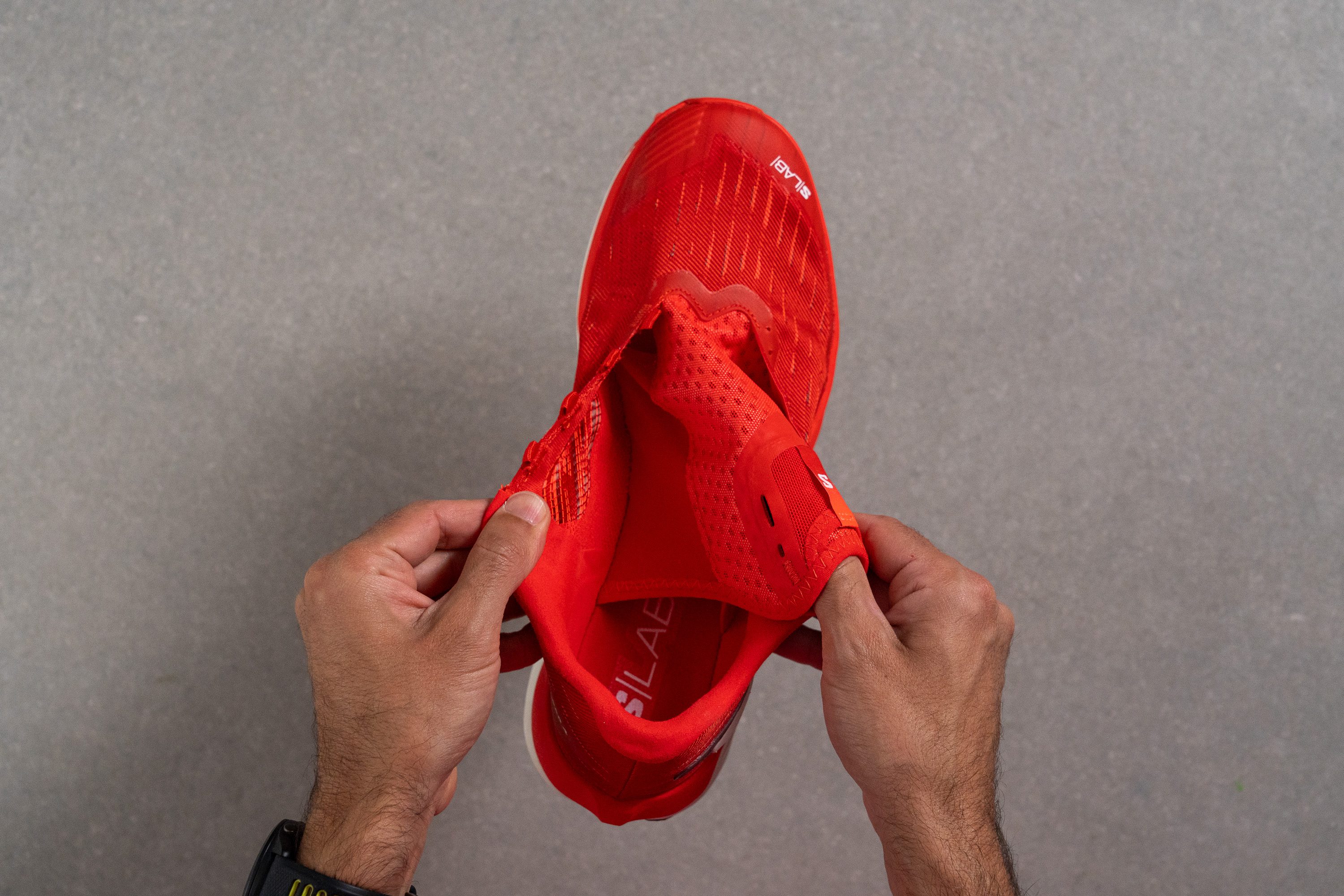 Salomon S/Lab Pulsar 4 Tongue: gusset type