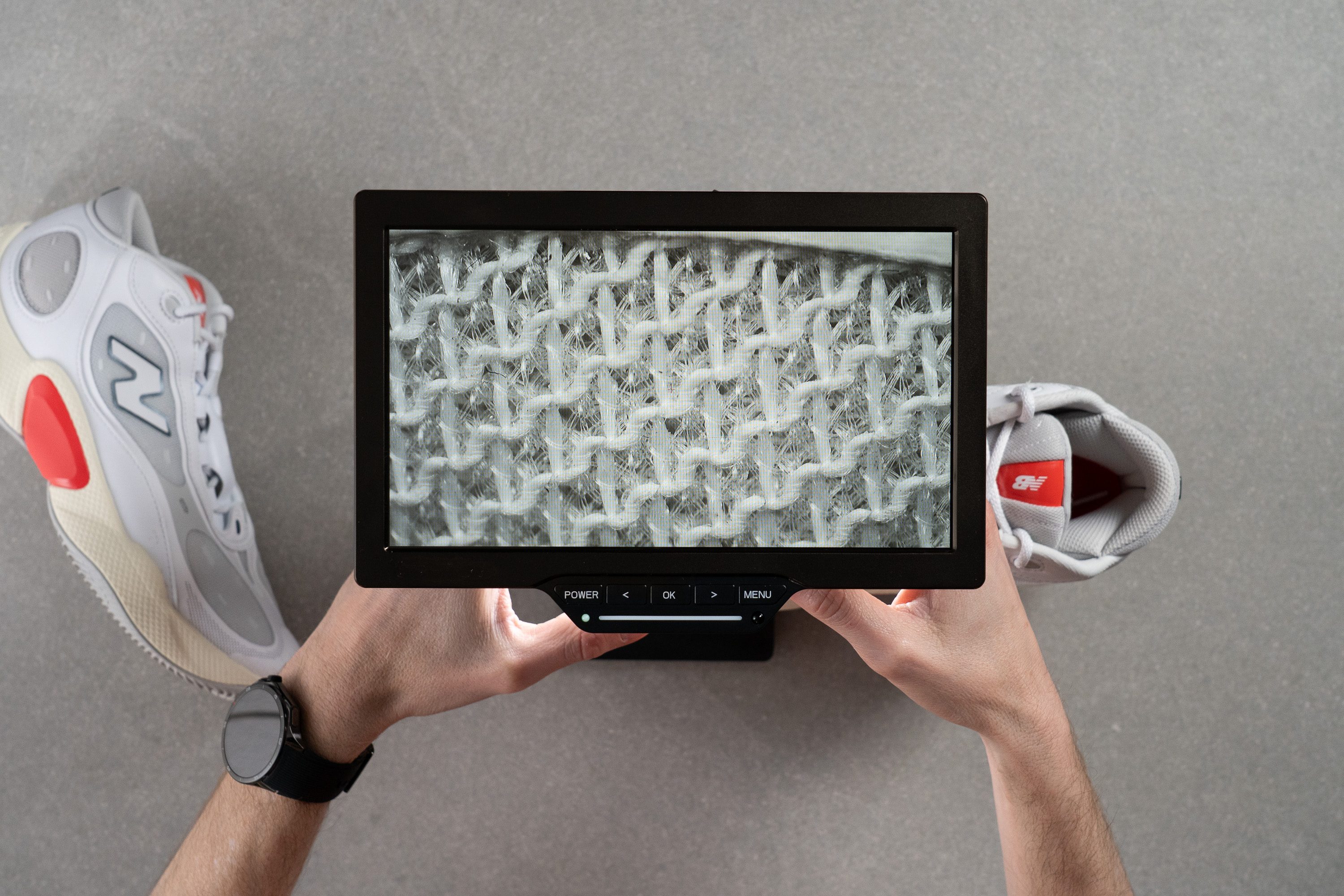 New Balance Fresh Foam BB v3 Breathability Microscope test