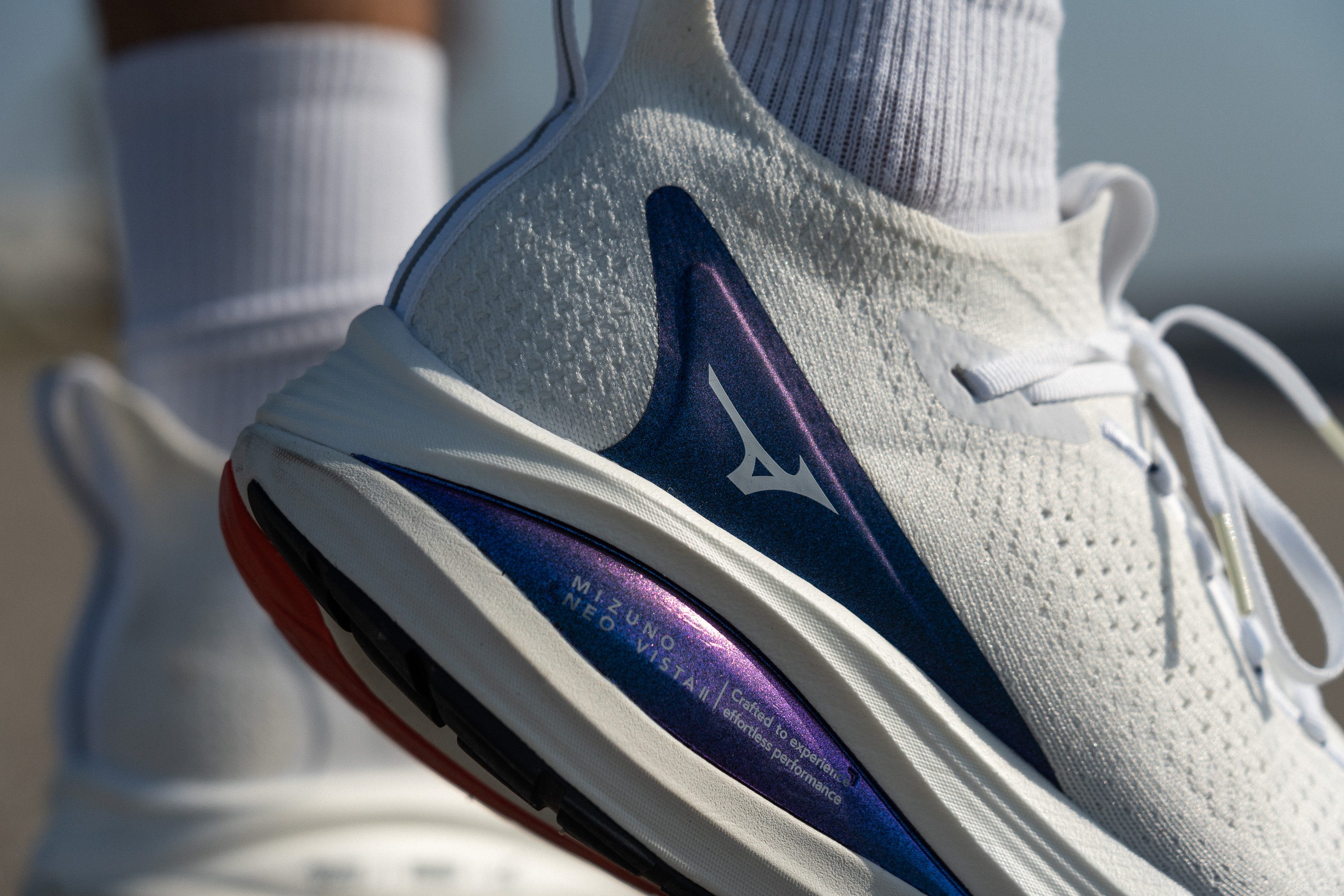 Mizuno Neo Vista 2 heel stack detail