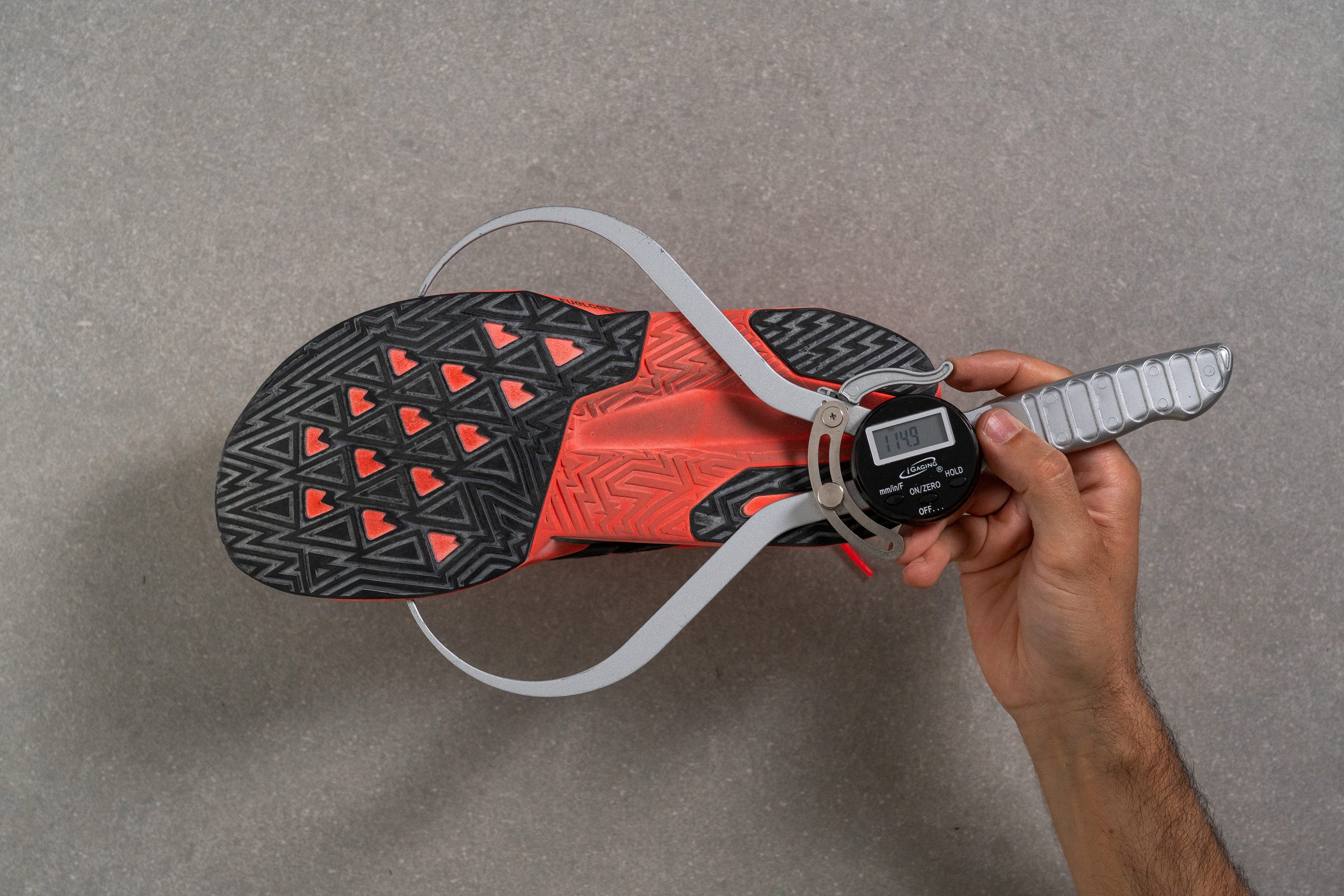 New Balance FuelCell Rebel v5 Midsole width - forefoot