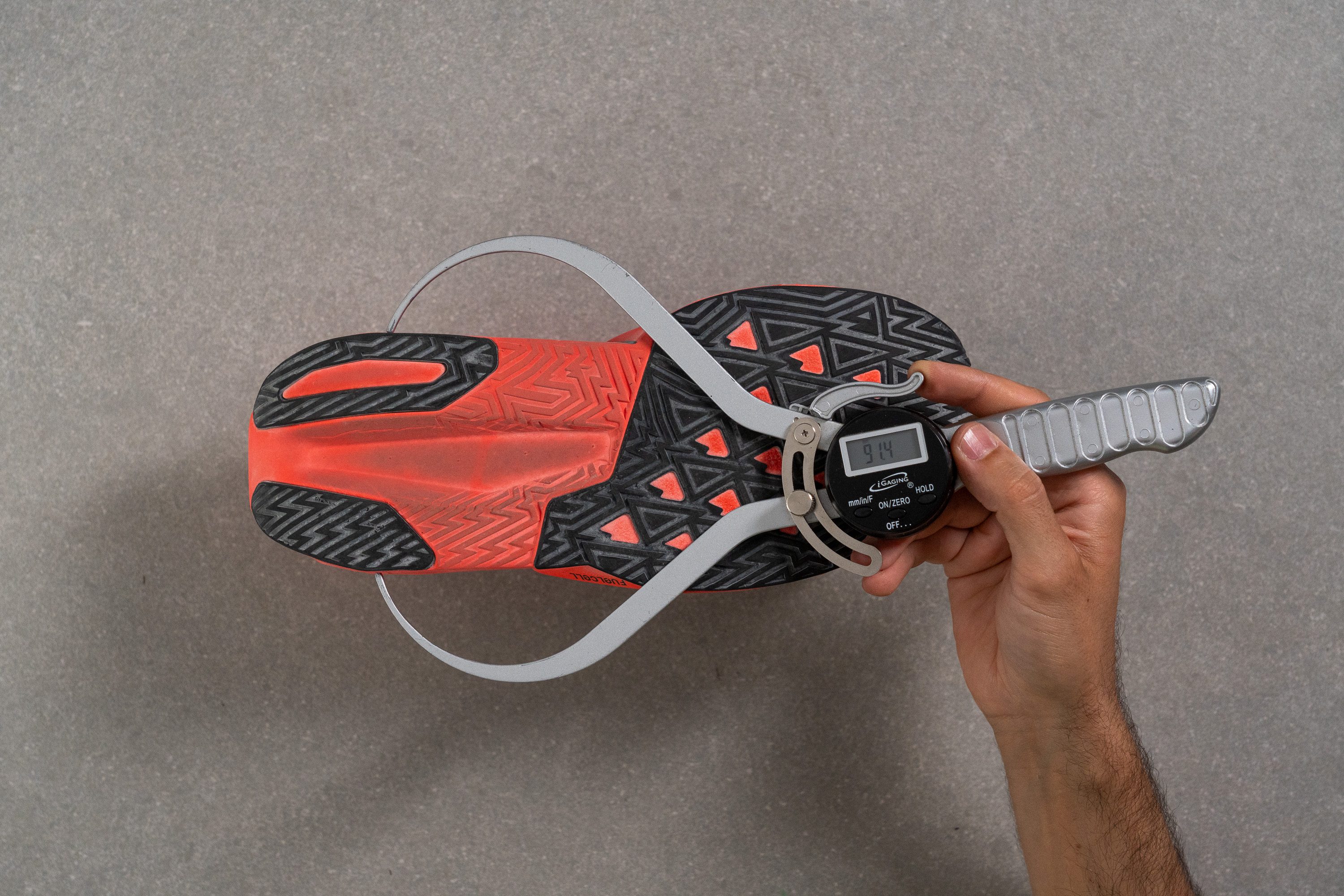 New Balance FuelCell Rebel v5 Midsole width - heel