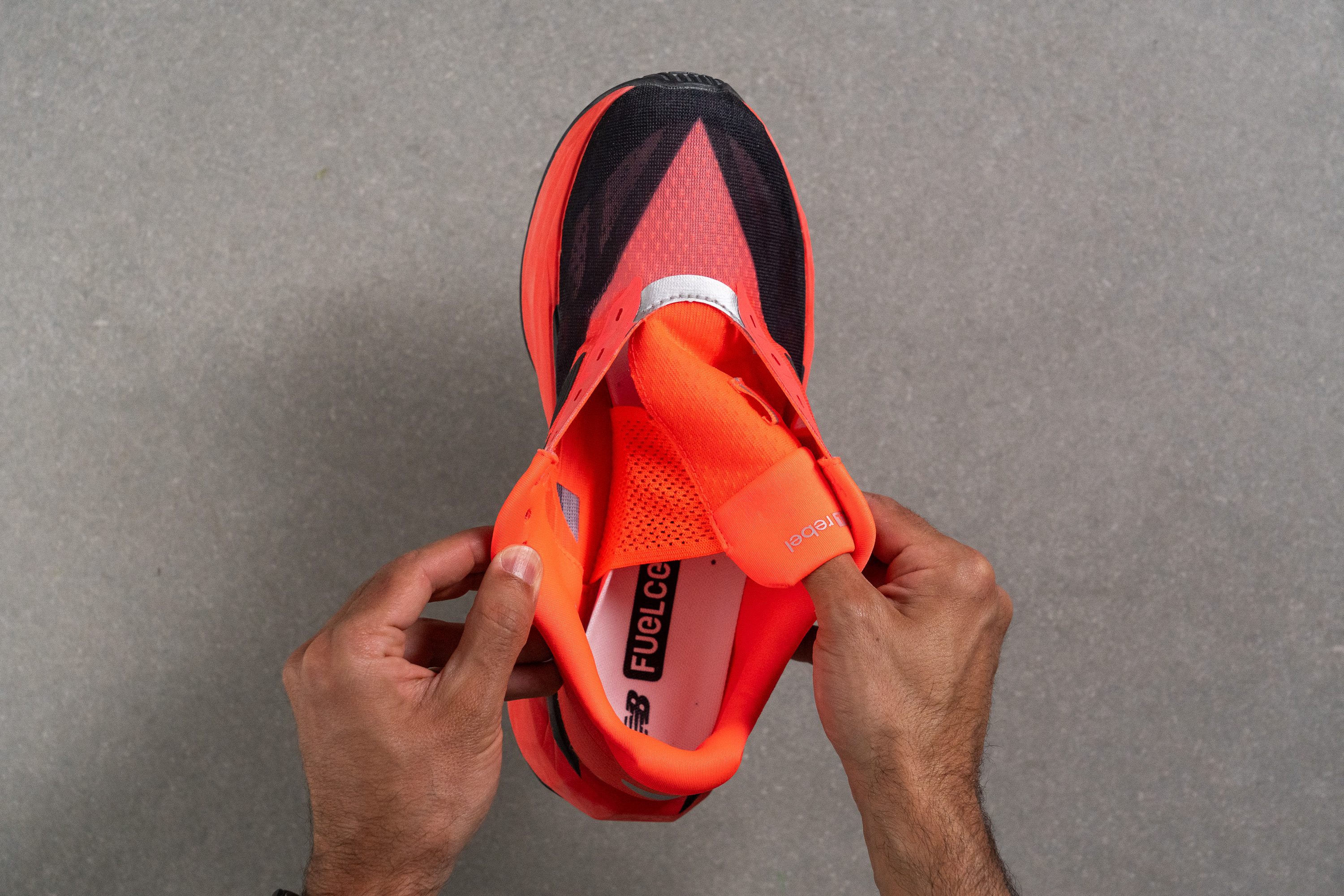 New Balance FuelCell Rebel v5 Tongue: gusset type
