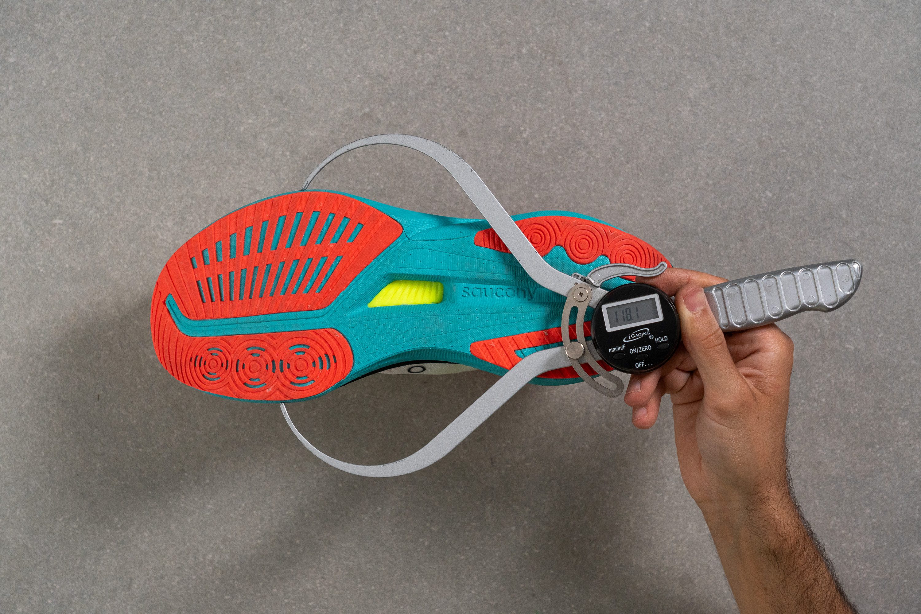 Saucony Endorphin Speed 5 Midsole width - forefoot