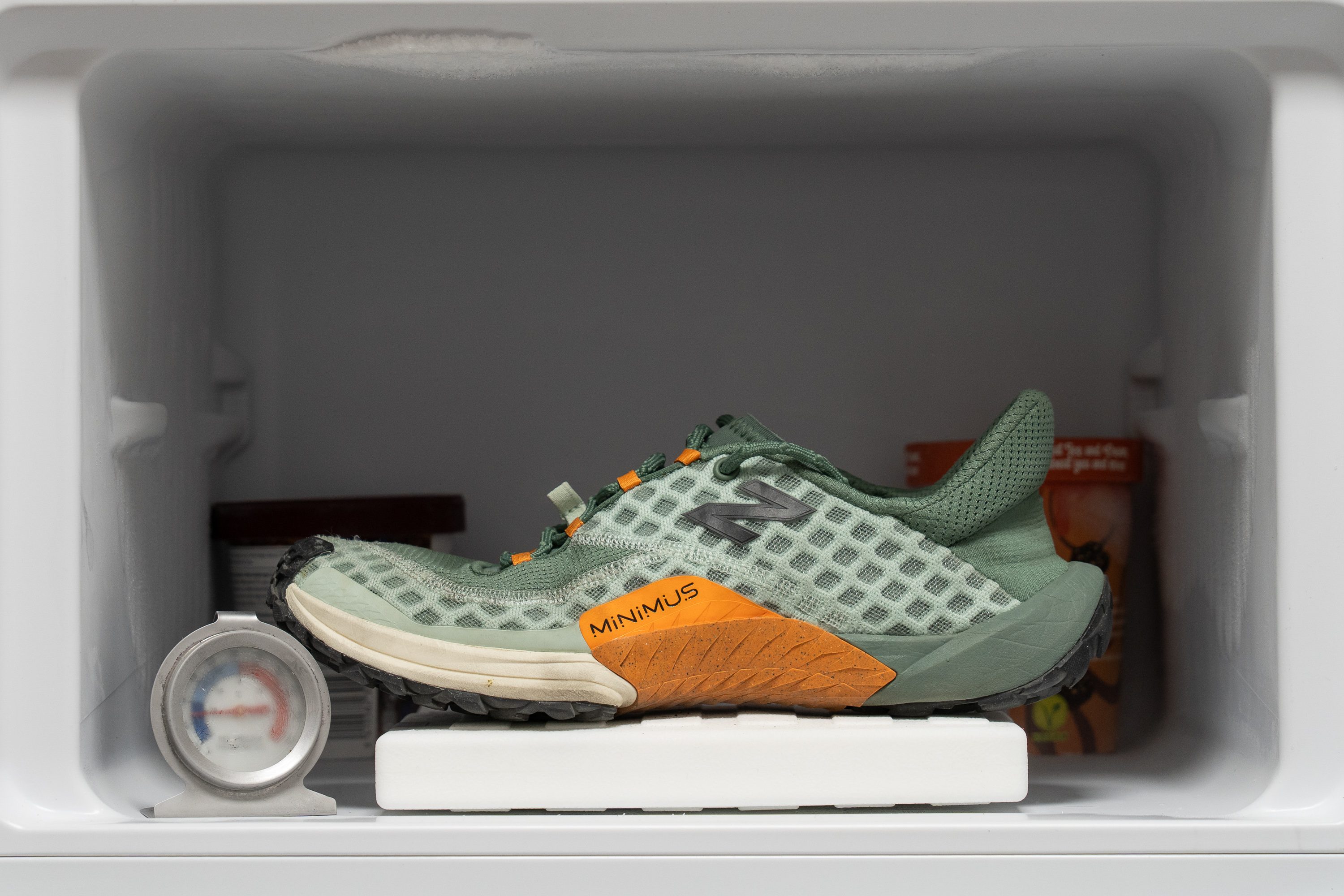 New Balance Minimus Trail Midsole softness in cold (%)