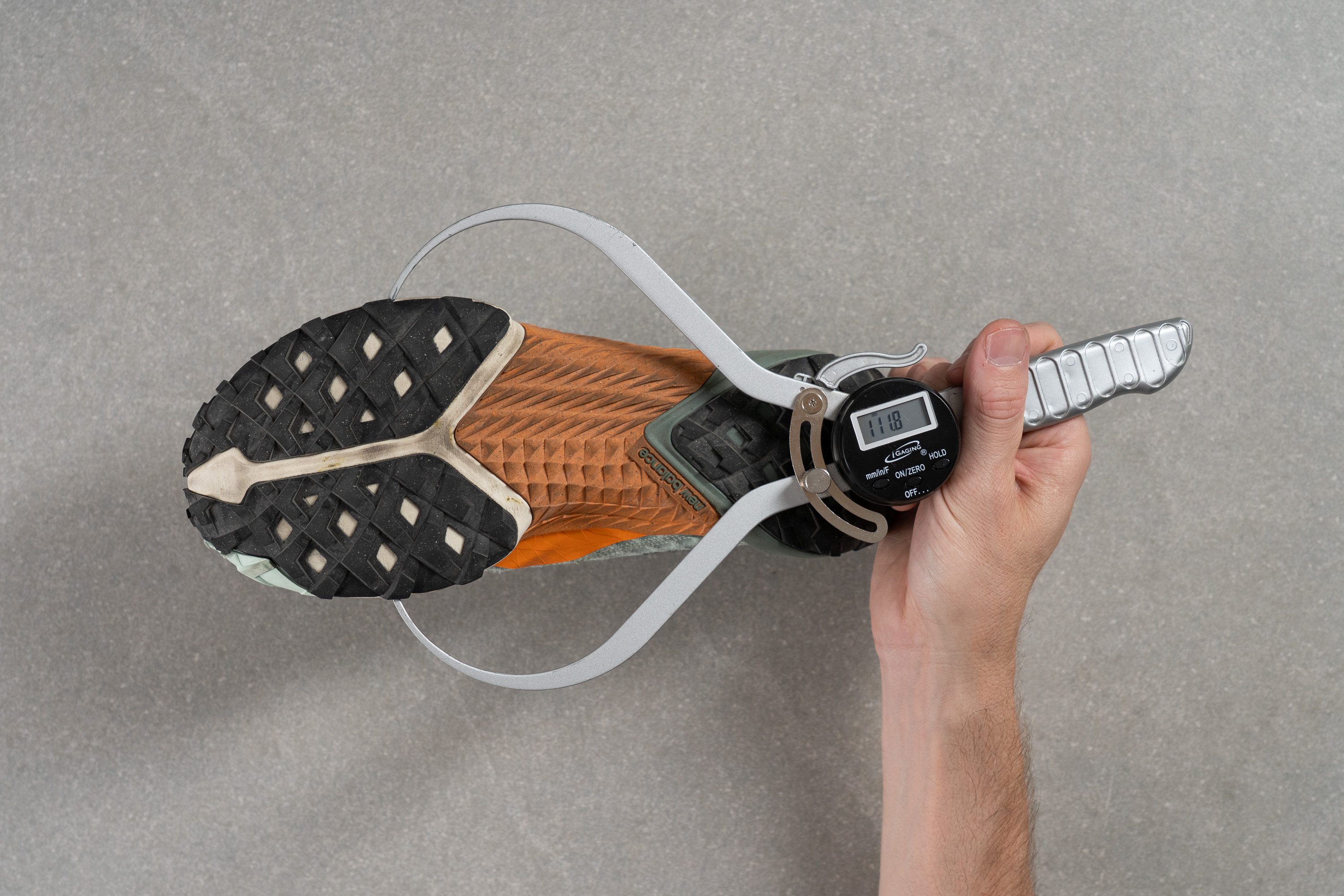 New Balance Minimus Trail Midsole width - forefoot