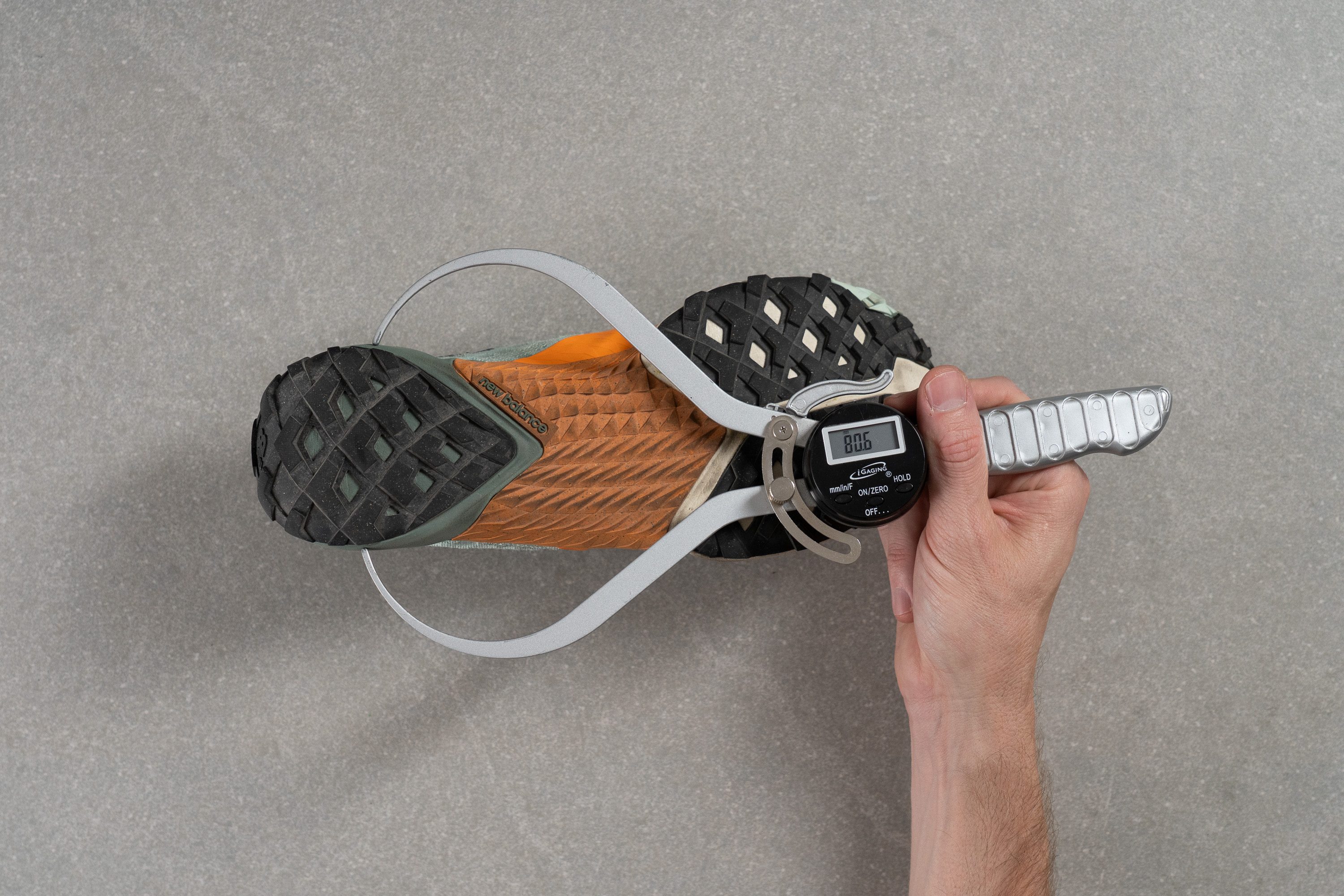New Balance Minimus Trail Midsole width - heel