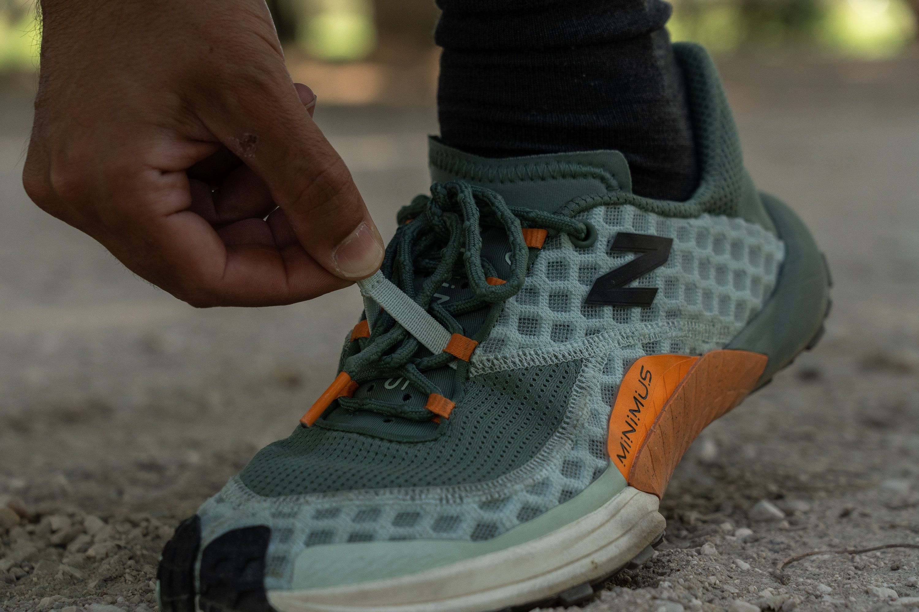 New Balance Minimus Trail Tongue loop