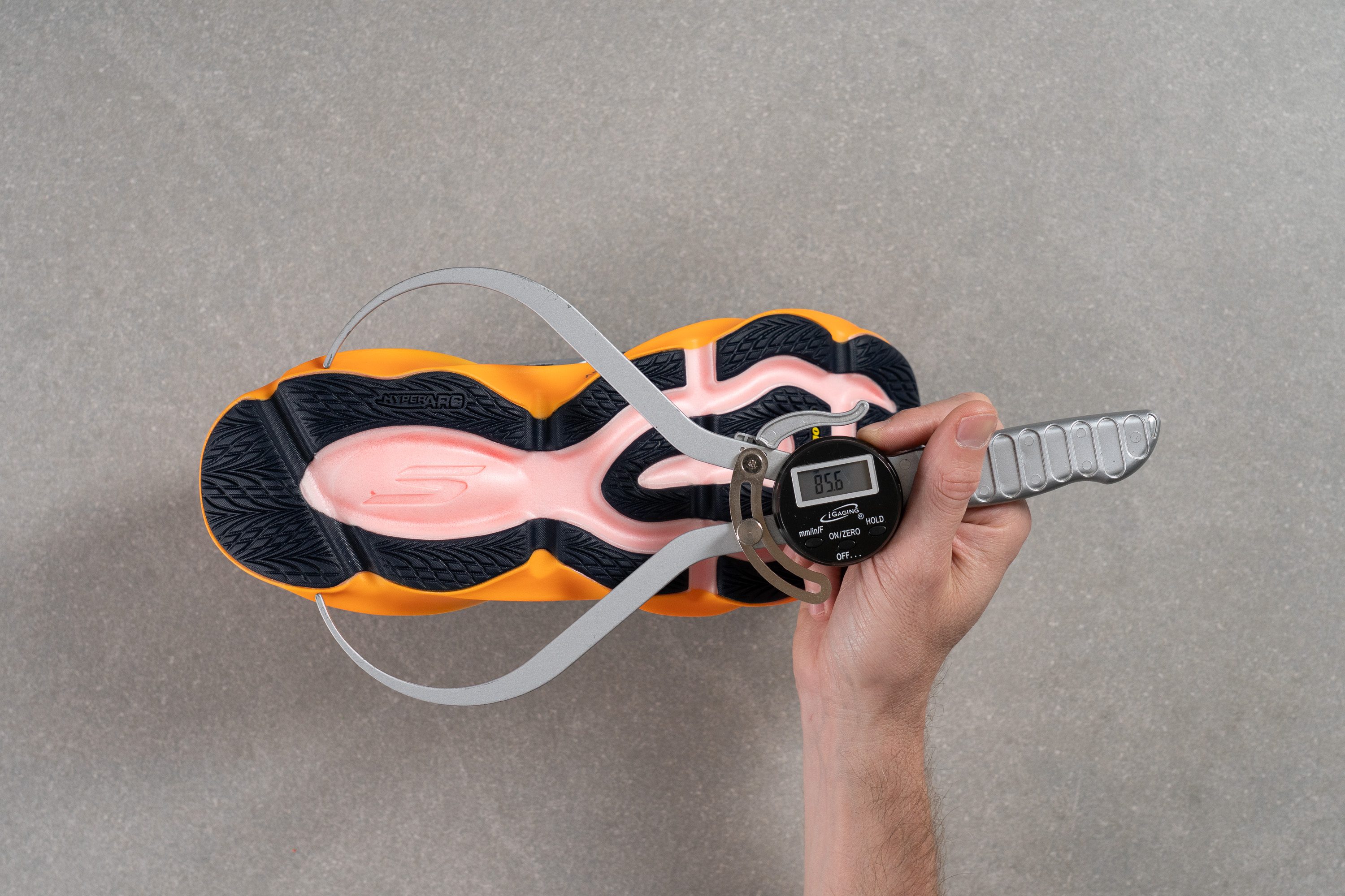 Skechers Aero Burst Midsole width - heel