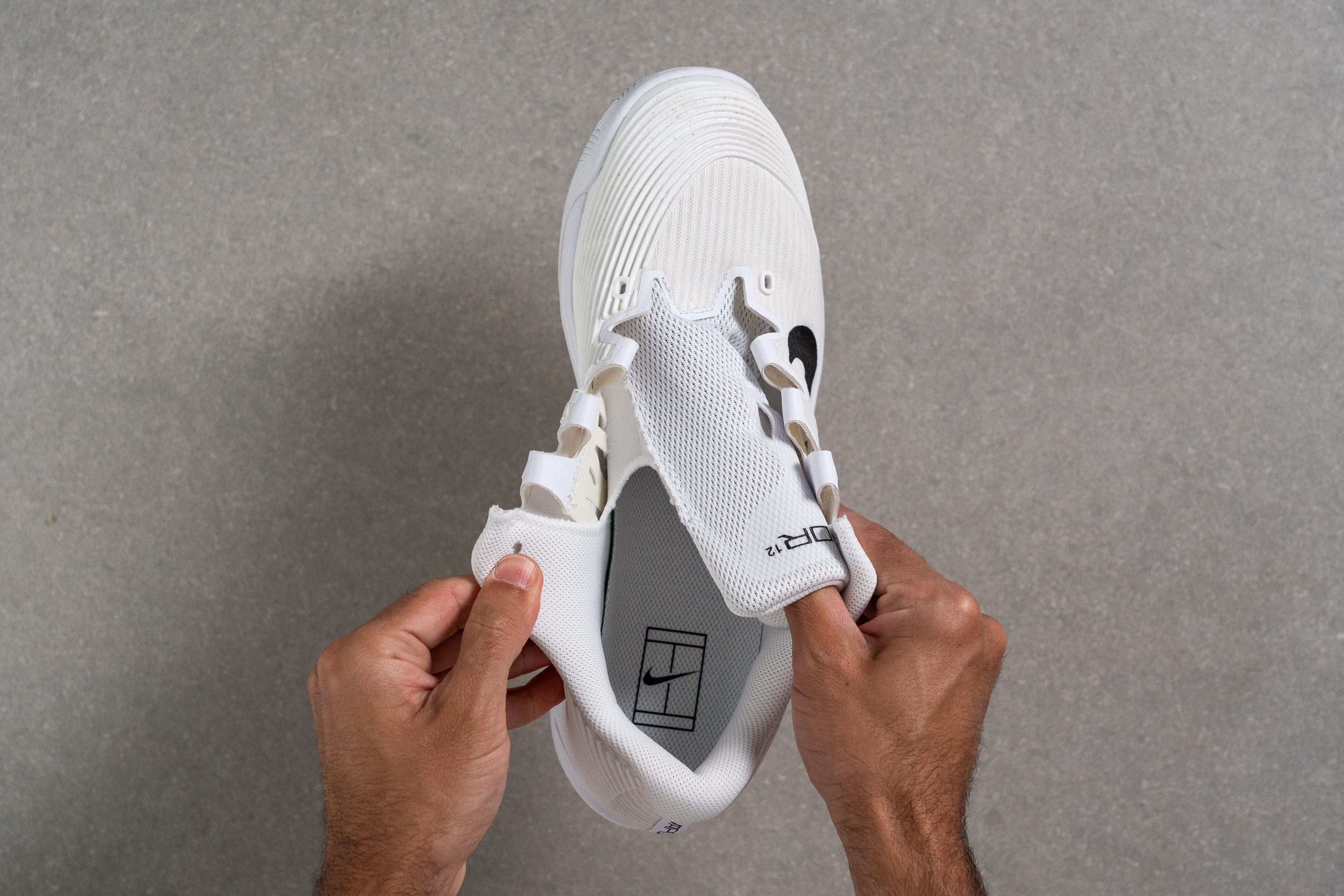 Nike Vapor 12 Tongue: gusset type