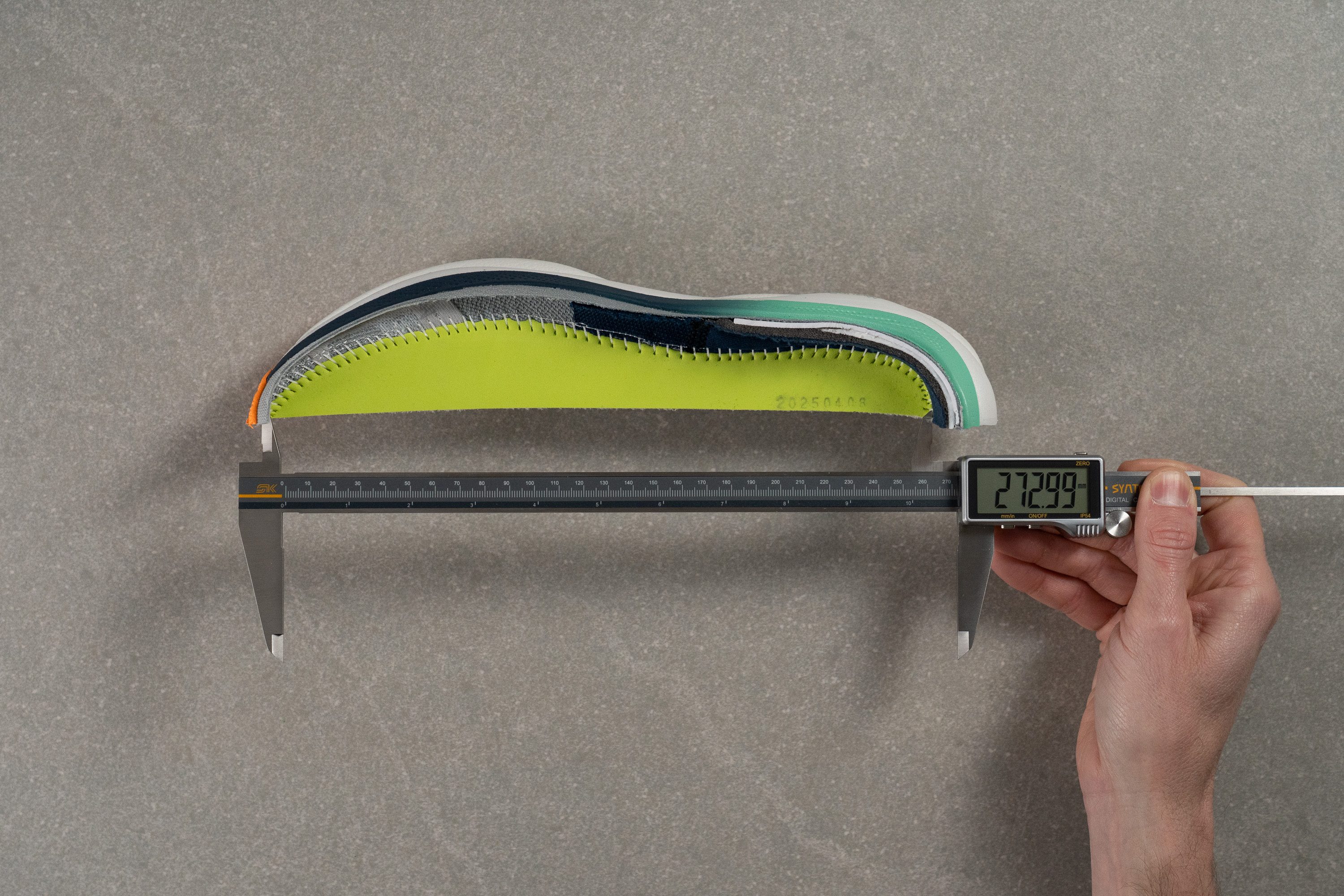 Mizuno Wave Sky 9 Internal length