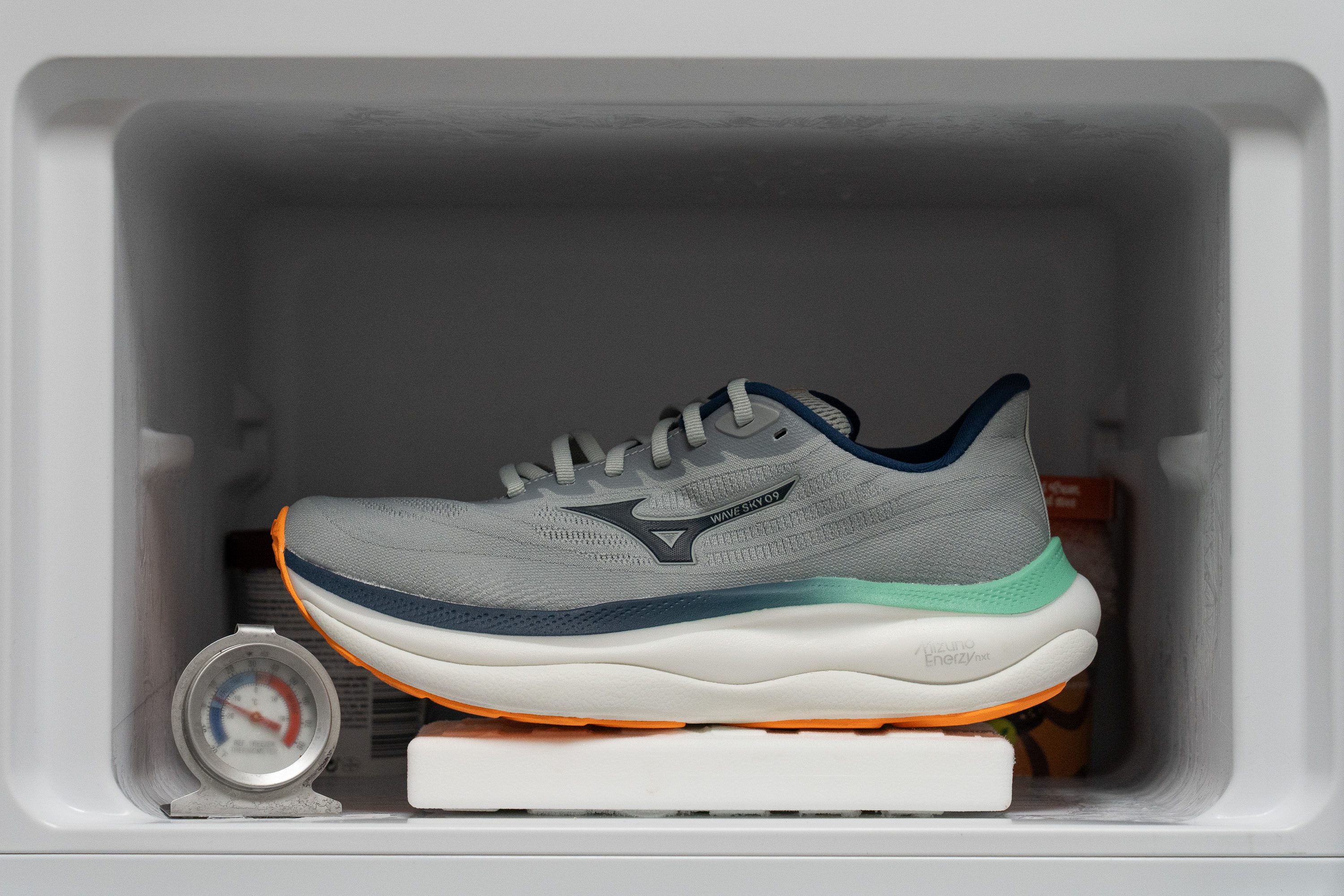 Mizuno Wave Sky 9 Stiffness in cold (%)