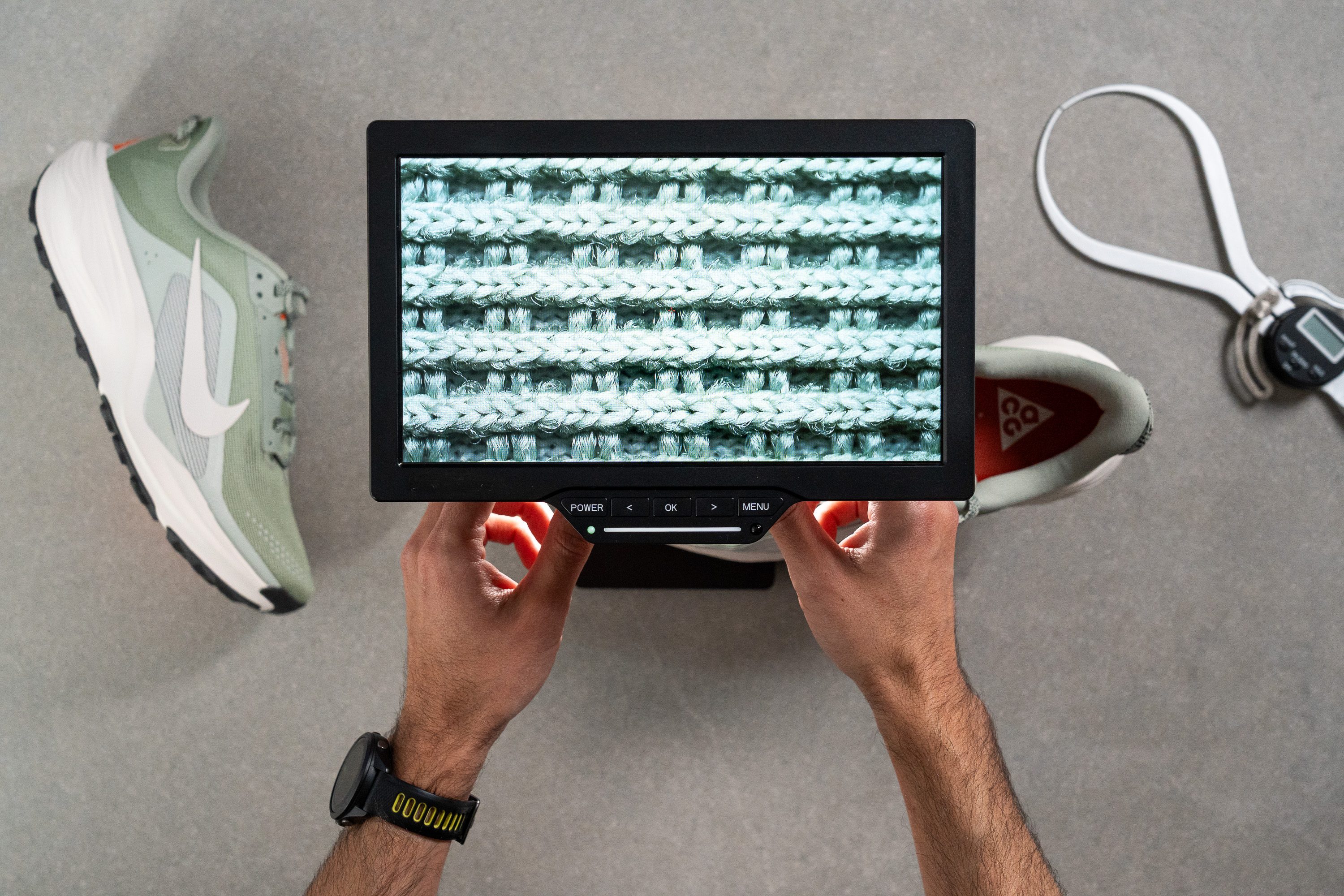 Nike ACG Pegasus Trail microscope