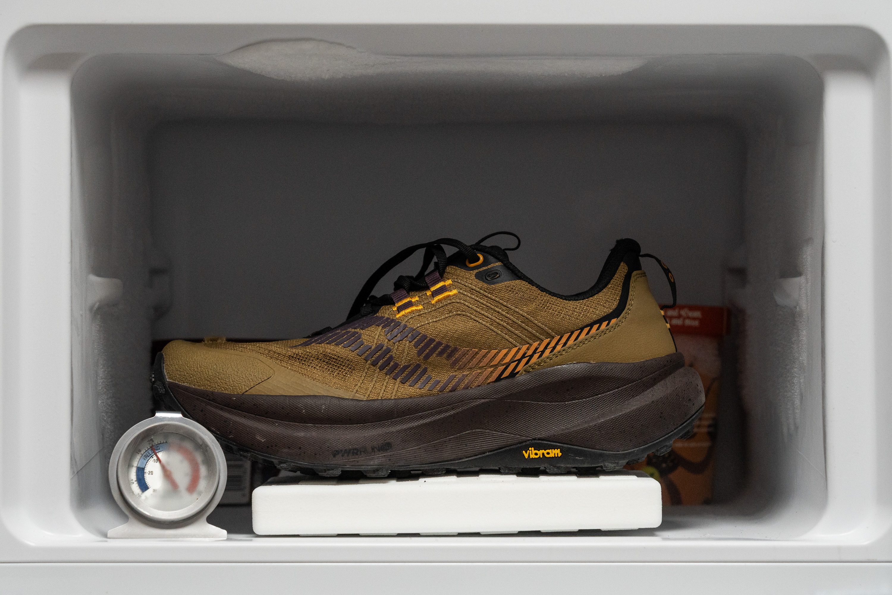 Saucony Xodus Ultra 4 Midsole softness in cold (%)