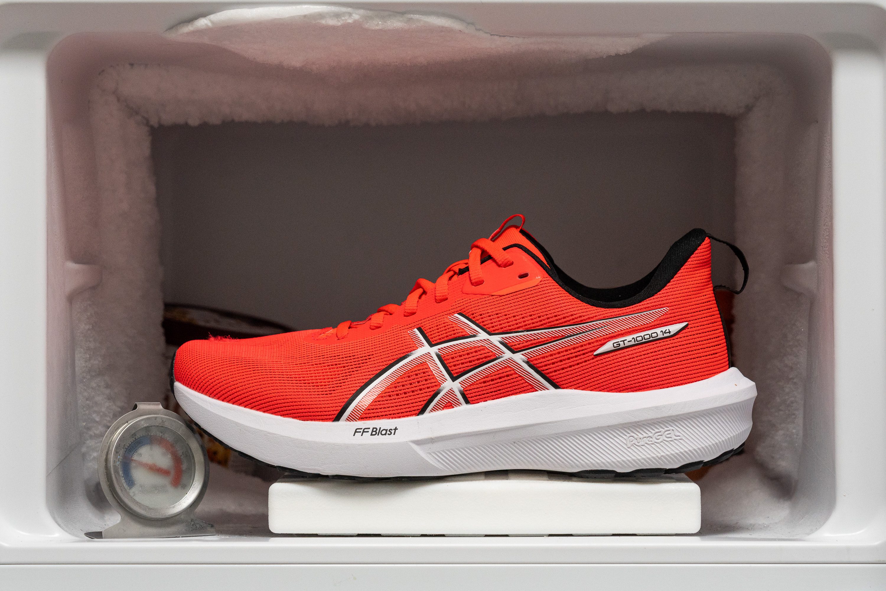 ASICS GT 1000 14 Midsole softness in cold (%)
