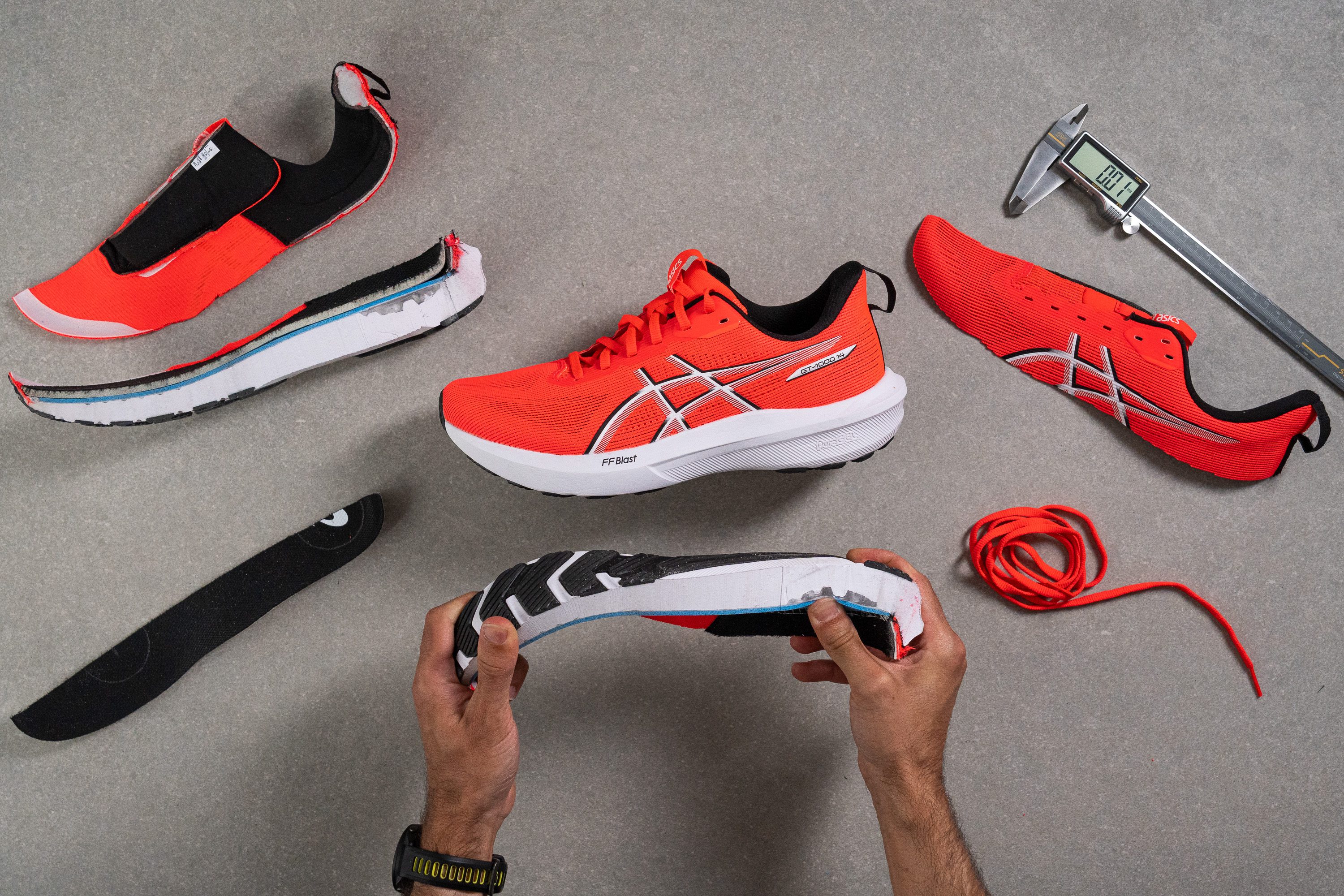 ASICS GT 1000 14 parts