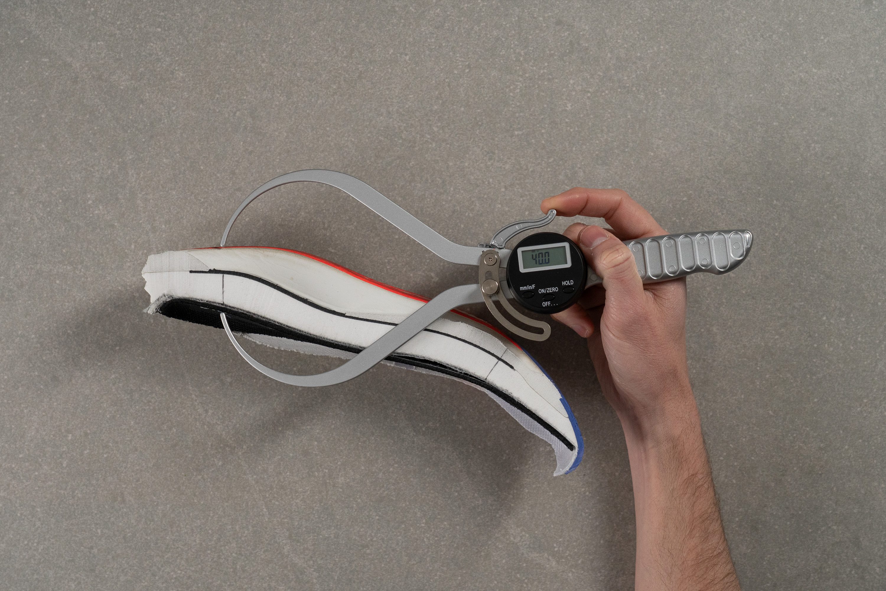 Mizuno Wave Rebellion Flash 3 Heel stack