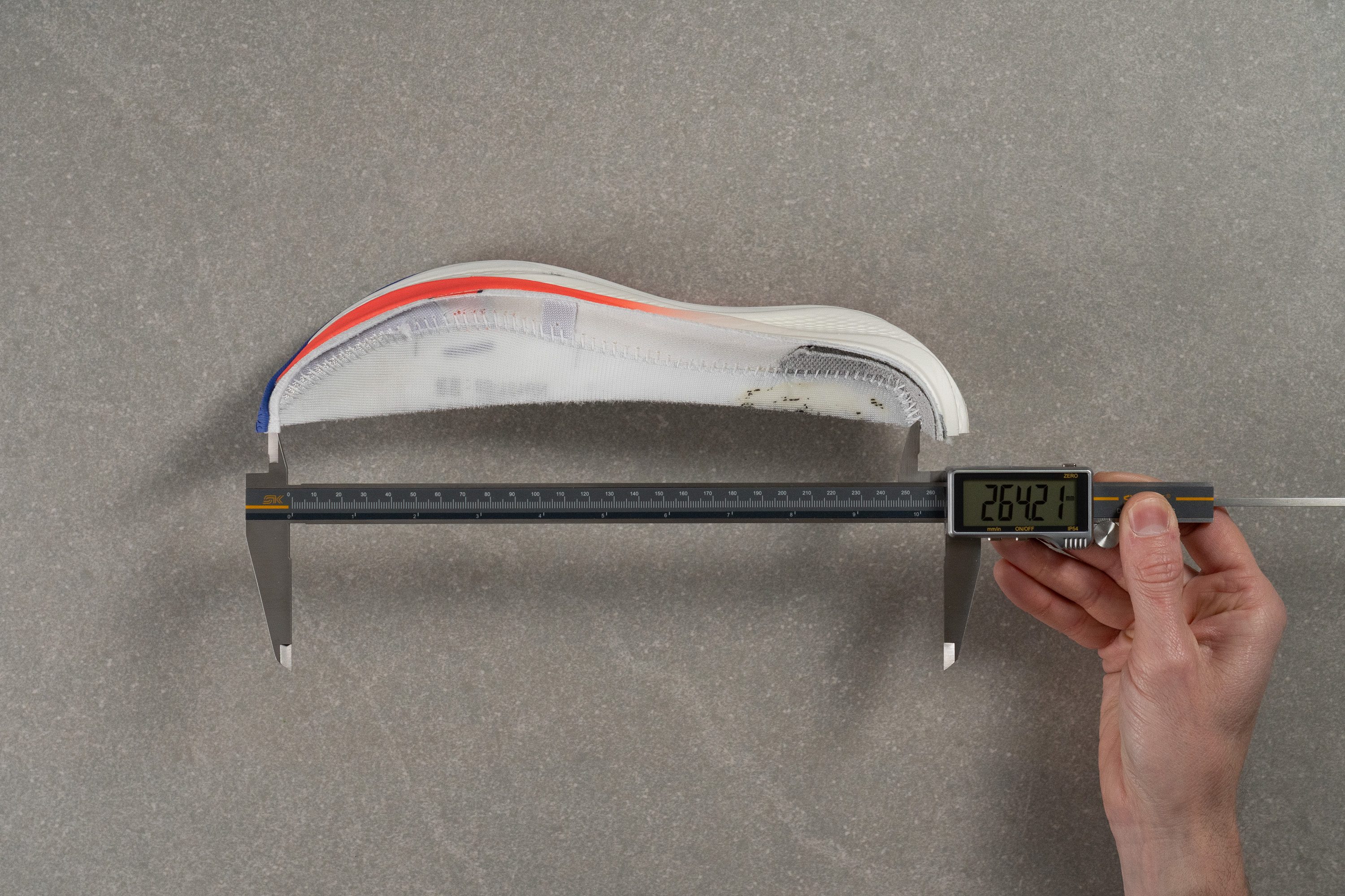 Mizuno Wave Rebellion Flash 3 Internal length