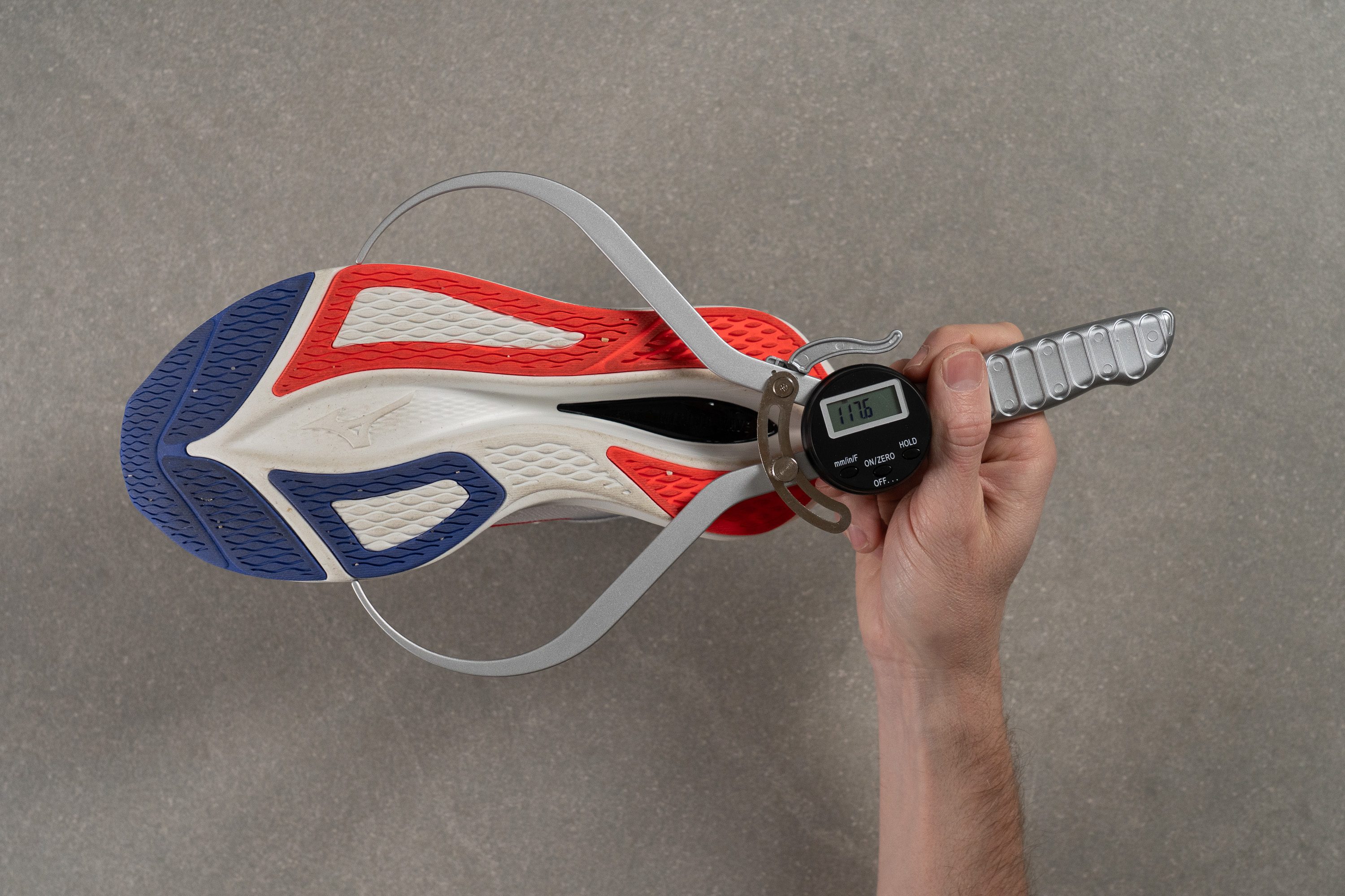 Mizuno Wave Rebellion Flash 3 Midsole width - forefoot