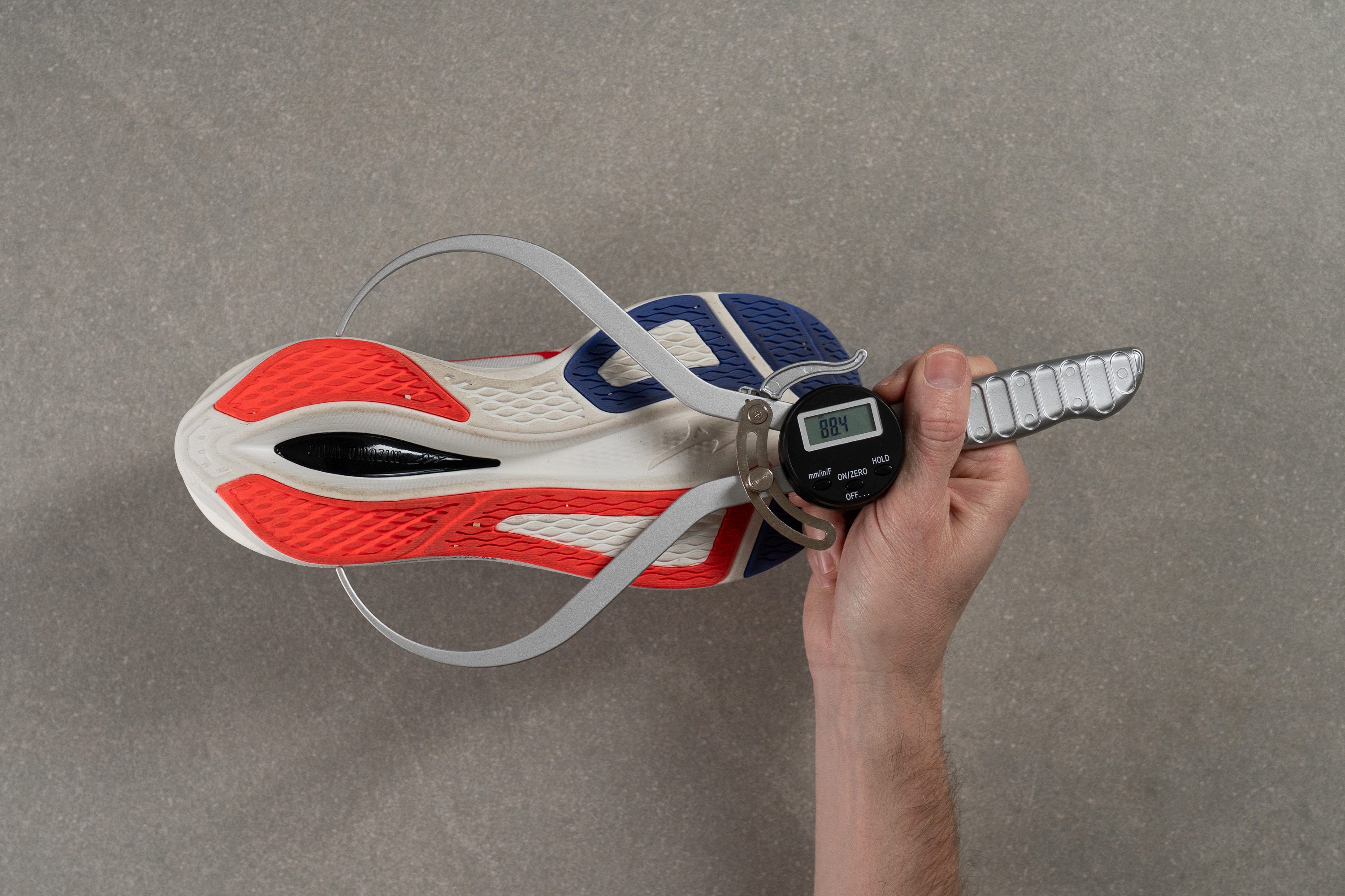 Mizuno Wave Rebellion Flash 3 Midsole width - heel