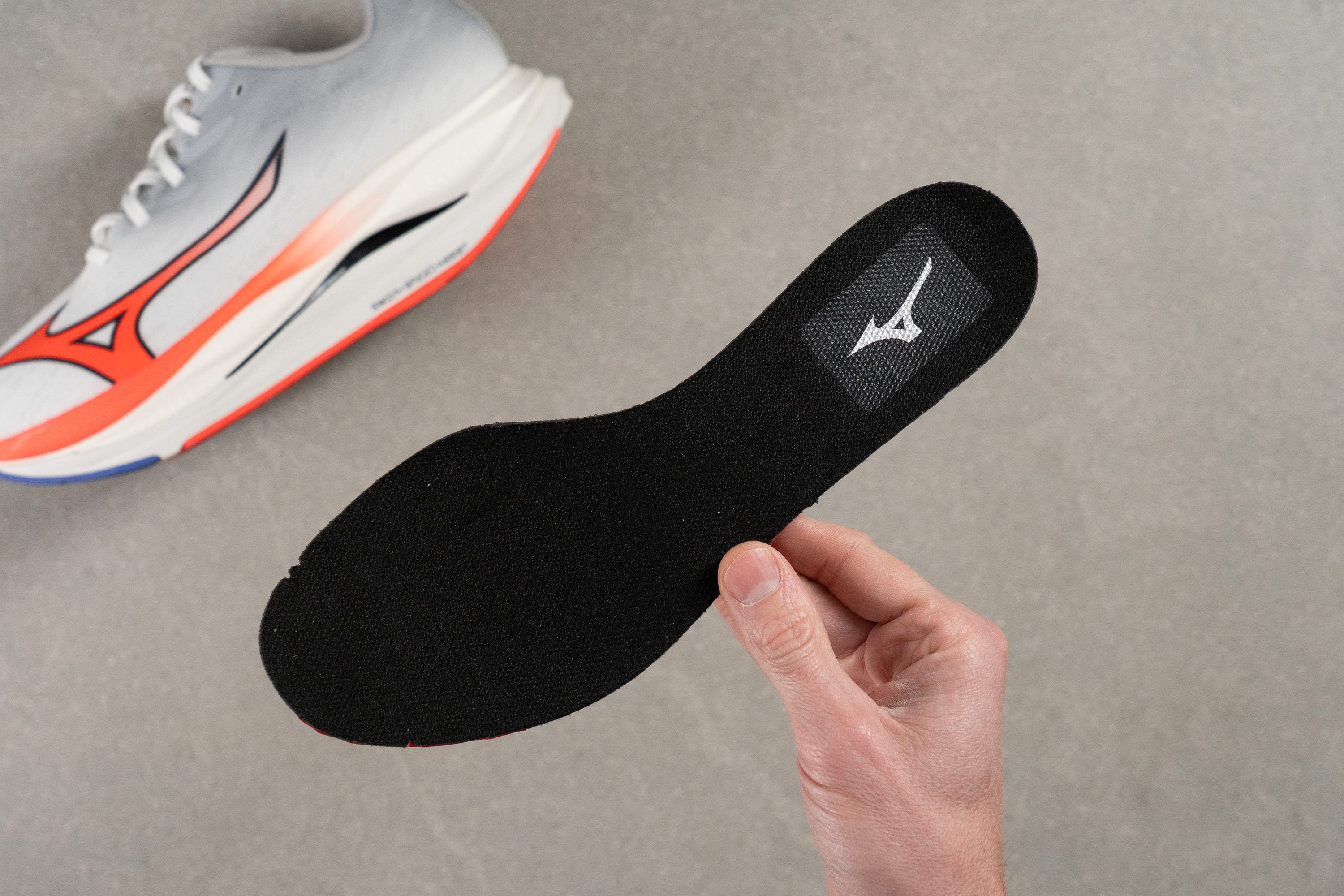 Mizuno Wave Rebellion Flash 3 Removable insole