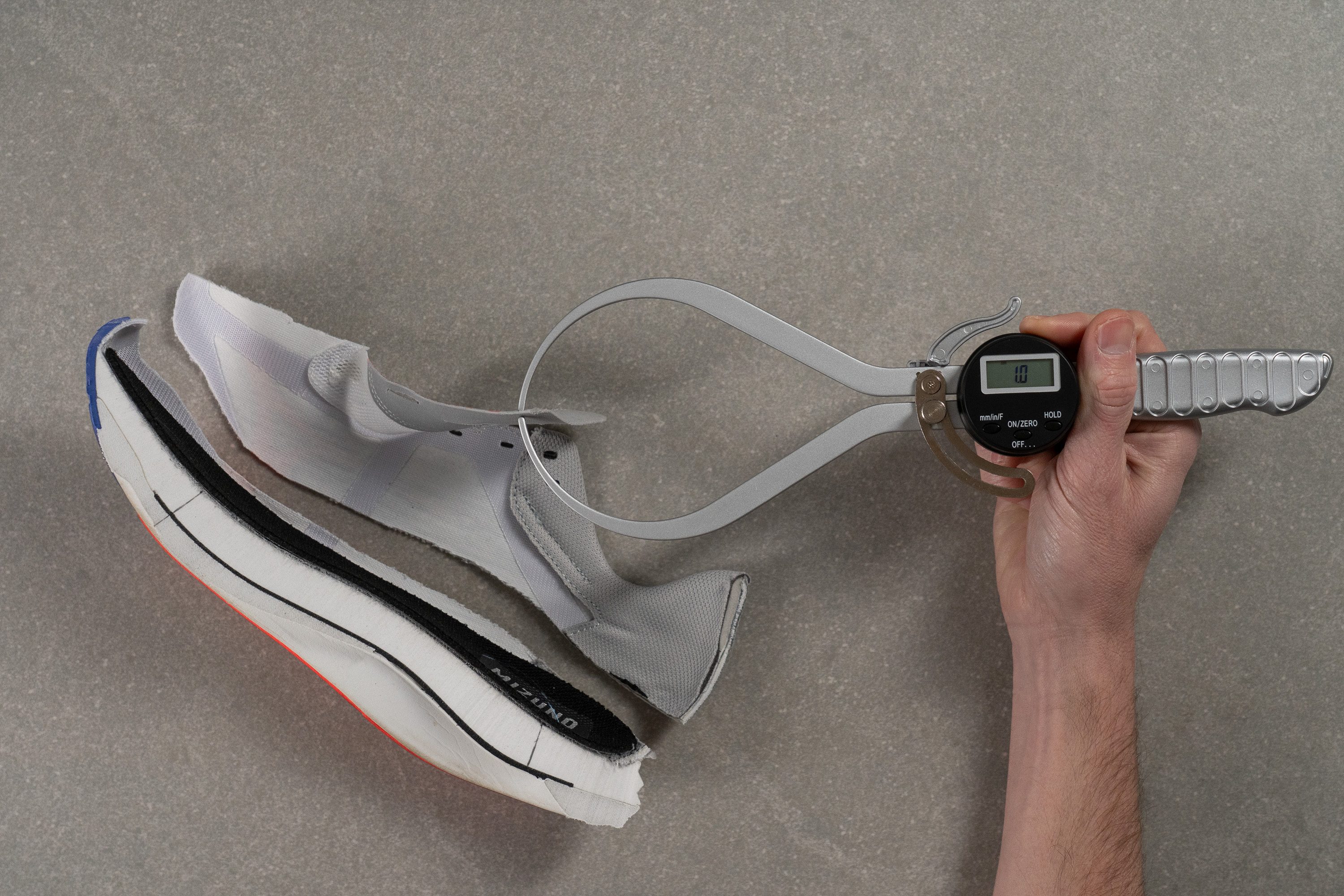 Mizuno Wave Rebellion Flash 3 Tongue padding