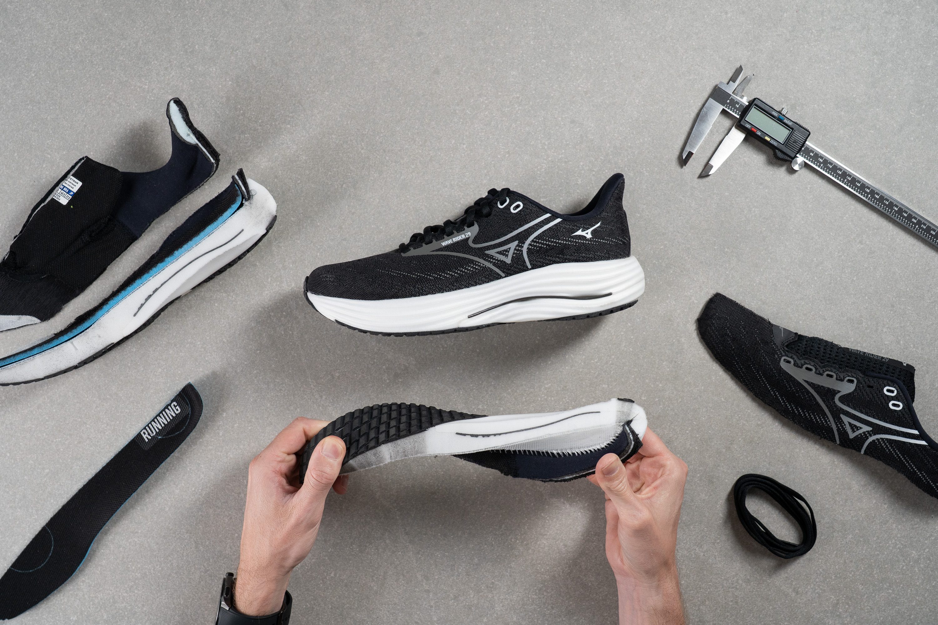 Mizuno Wave Rider 29 parts